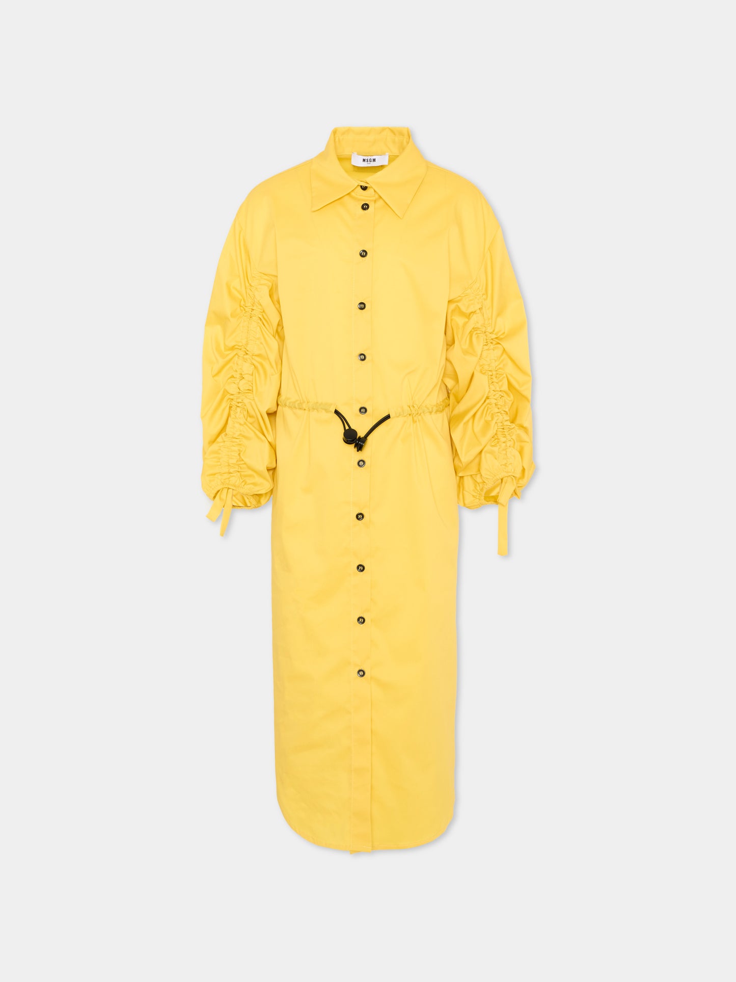 Vestito giallo per bambina,Msgm Kids,S6MSJGDR083 MS009