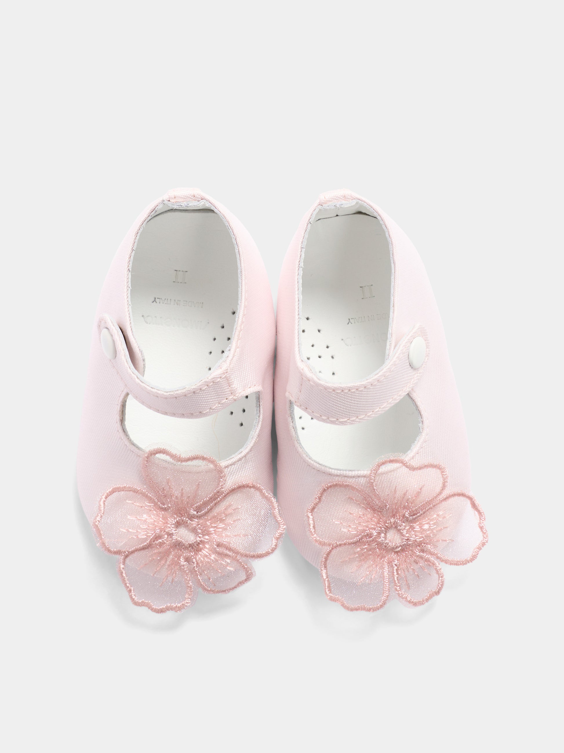 Ballerine rosa per neonata con fiore,Simonetta,SY0016-S0251 515