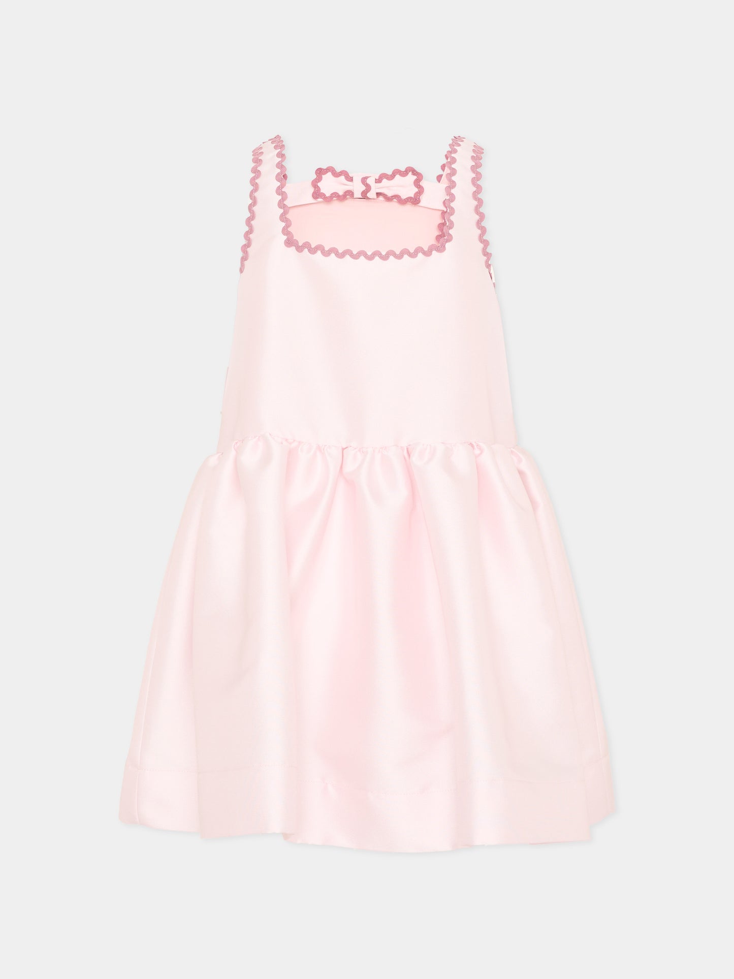 Elegant pink dress for girl