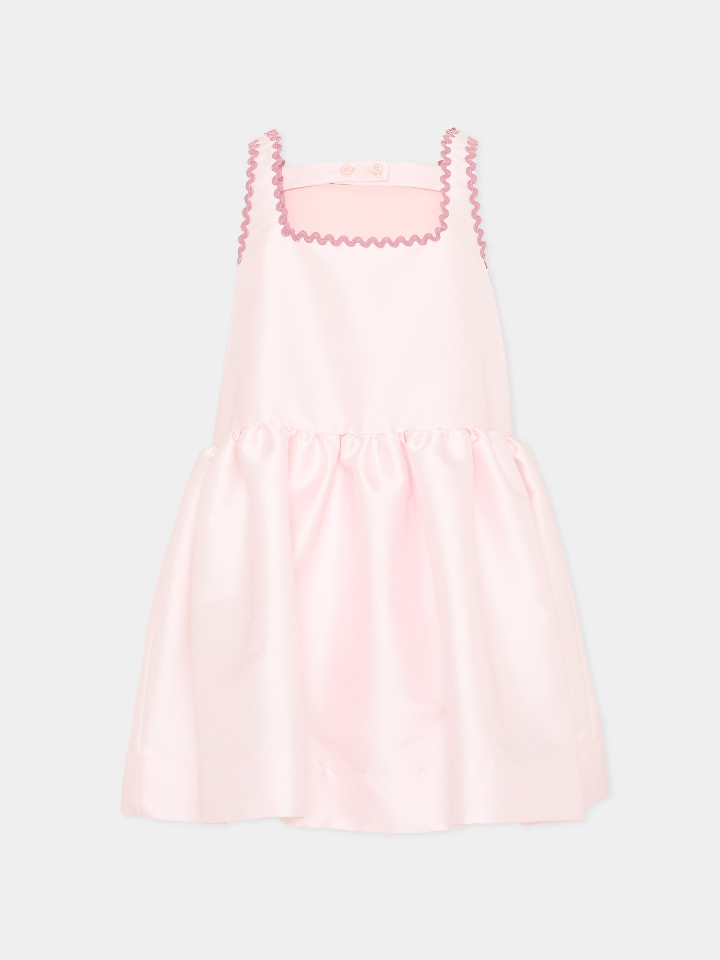 Elegant pink dress for girl