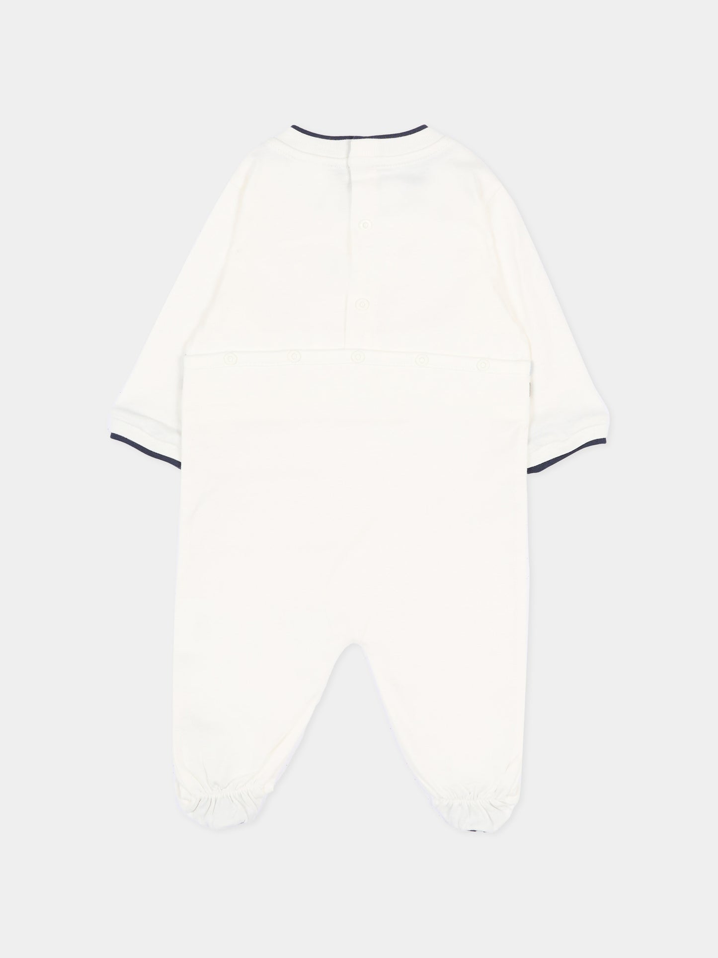 Set tutina avorio per neonato con logo,Fay Kids,FYB510 Z3708 101BL