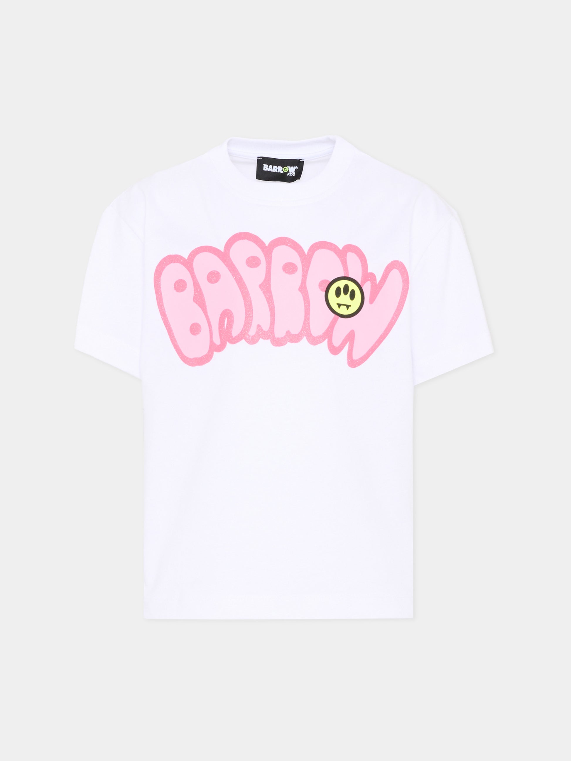 T-Shirt bianca Barrow per bambina,Barrow,S6BKJGTH063 002