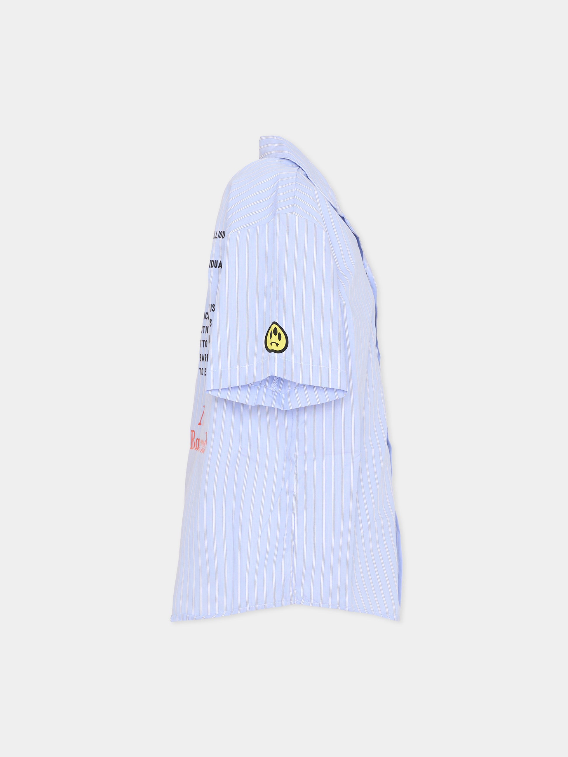 Camicia multicolor per bambino con logo,Barrow,S6BKJUSI051 140