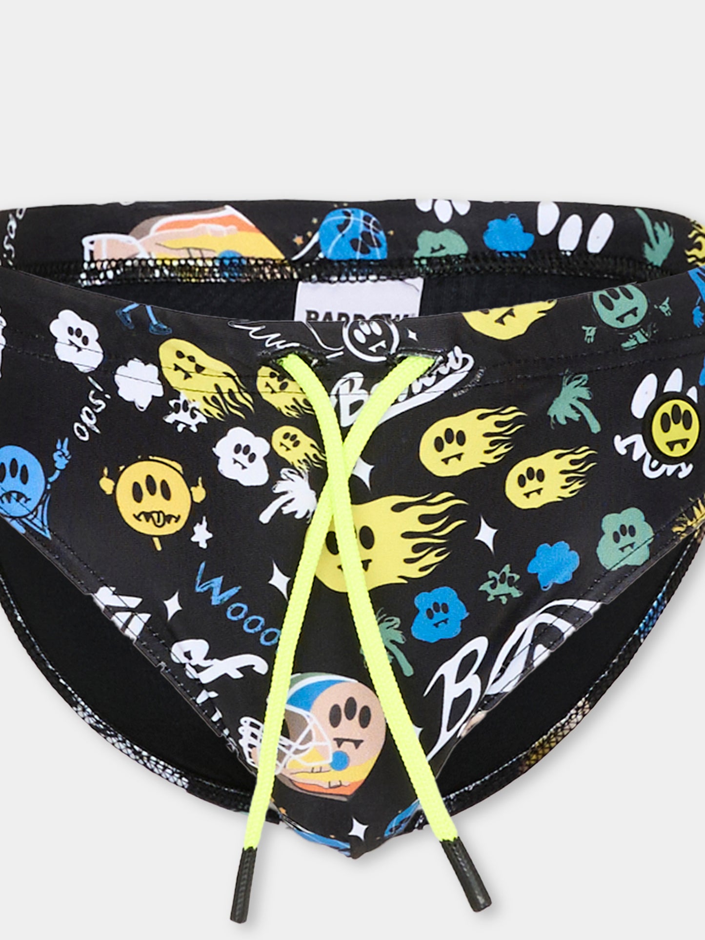 Slip mare nero per bambino stampa logo,Barrow,S6BKJBSS223 110