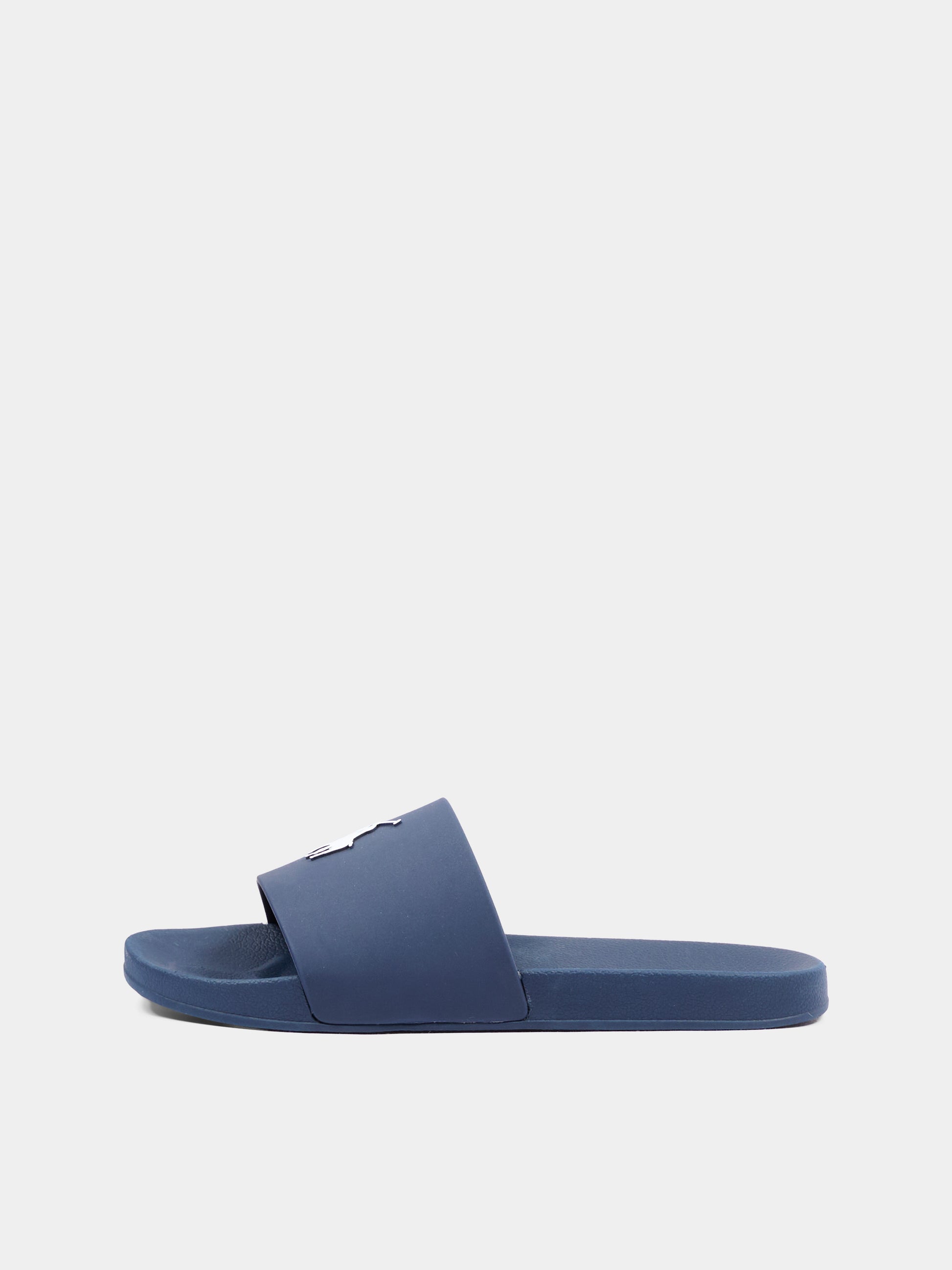 Ciabatte blu per bambino con logo Pony,Ralph Lauren Kids,RL04957410