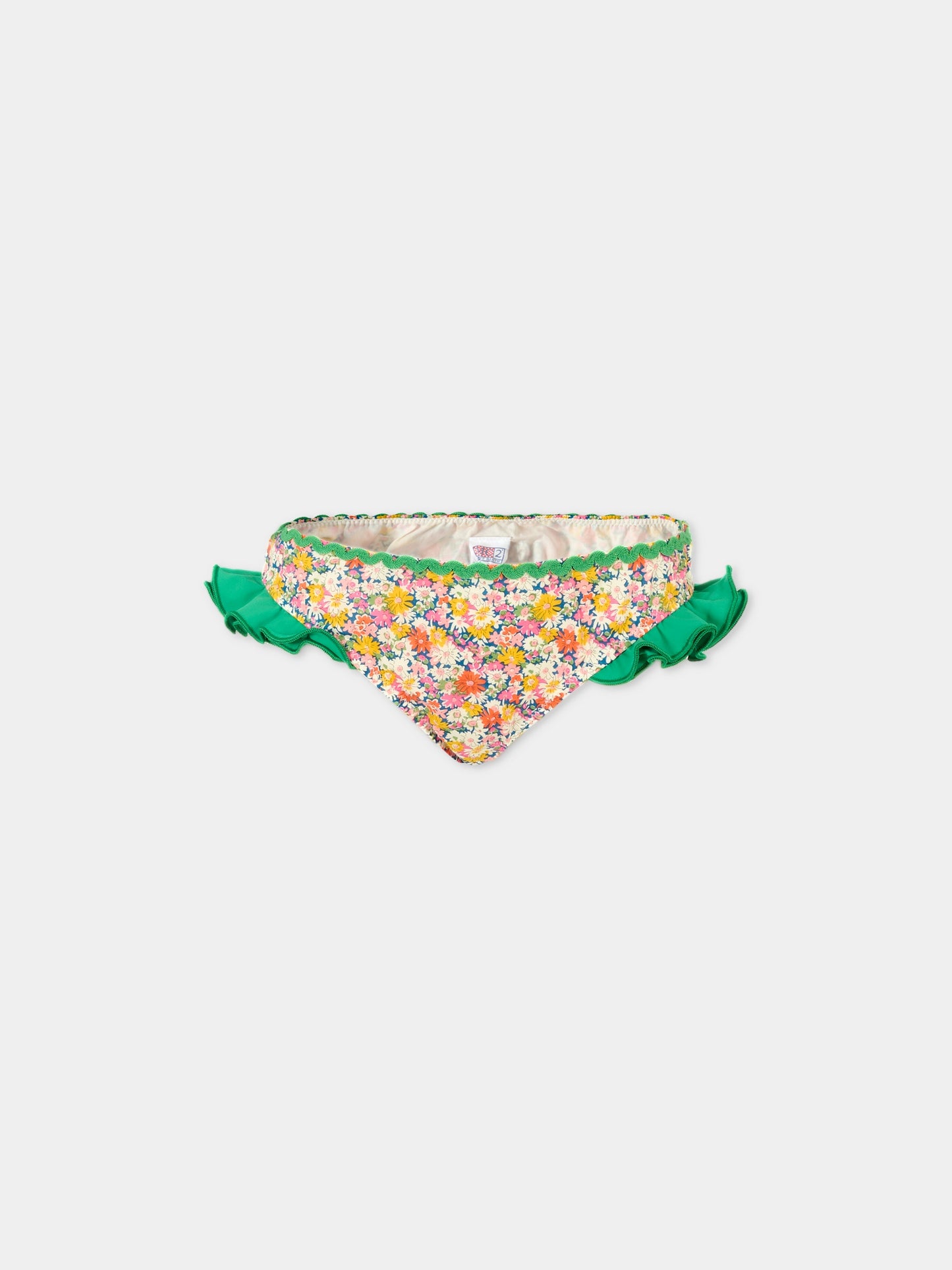 Slip mare  multicolor per bambina con stampa floreale,Mc2 Saint Barth,KELL001 00263B