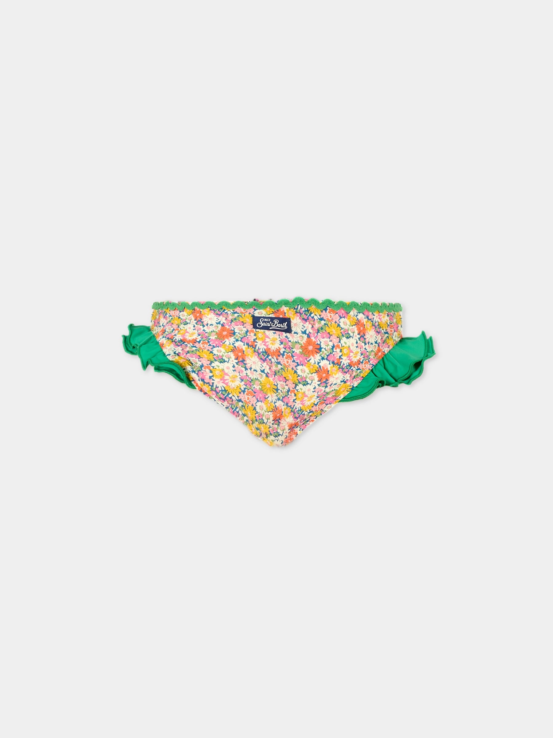 Slip mare  multicolor per bambina con stampa floreale,Mc2 Saint Barth,KELL001 00263B