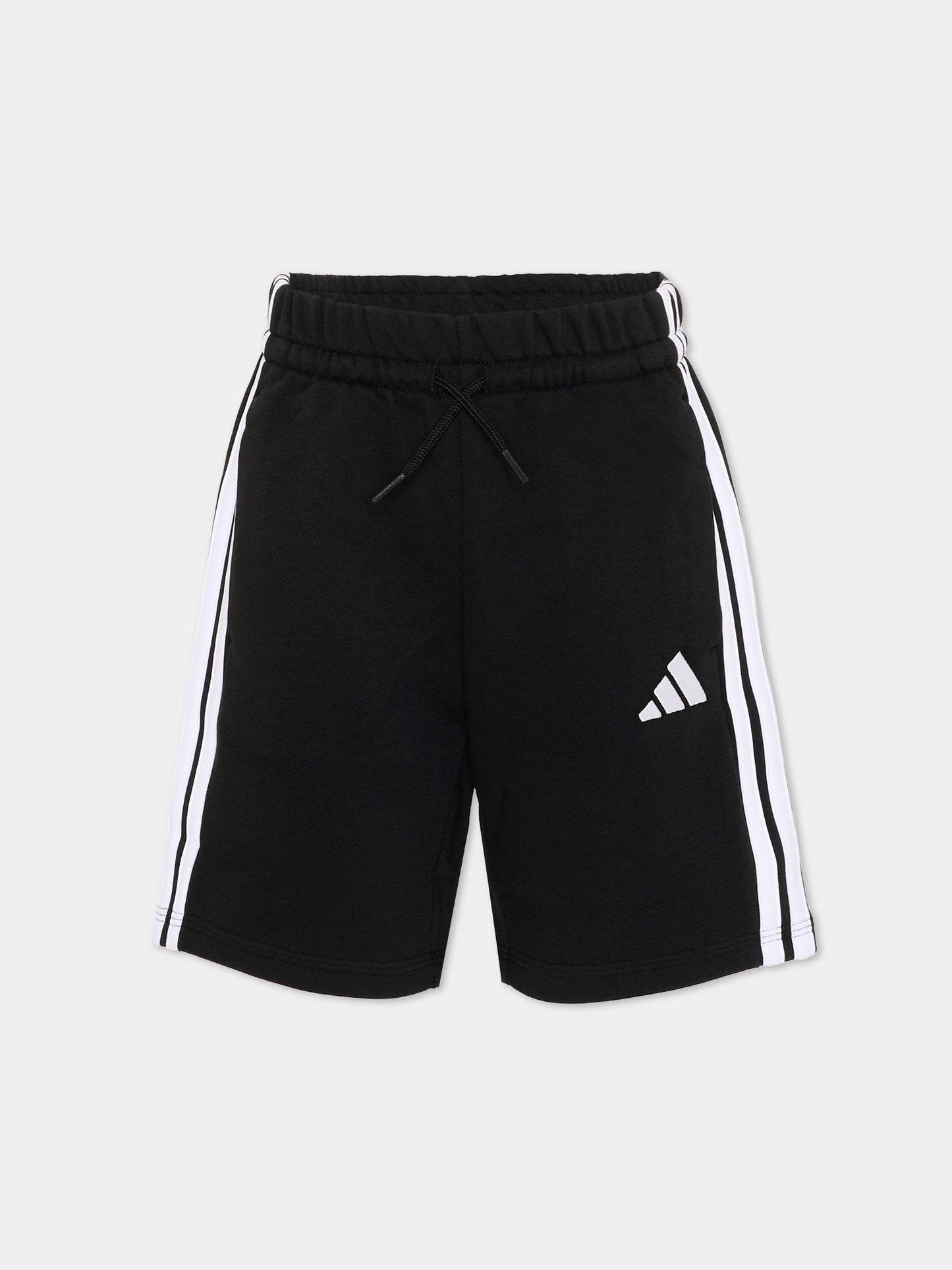 Shorts sportivi neri per bambini con logo,Adidas,JM0902