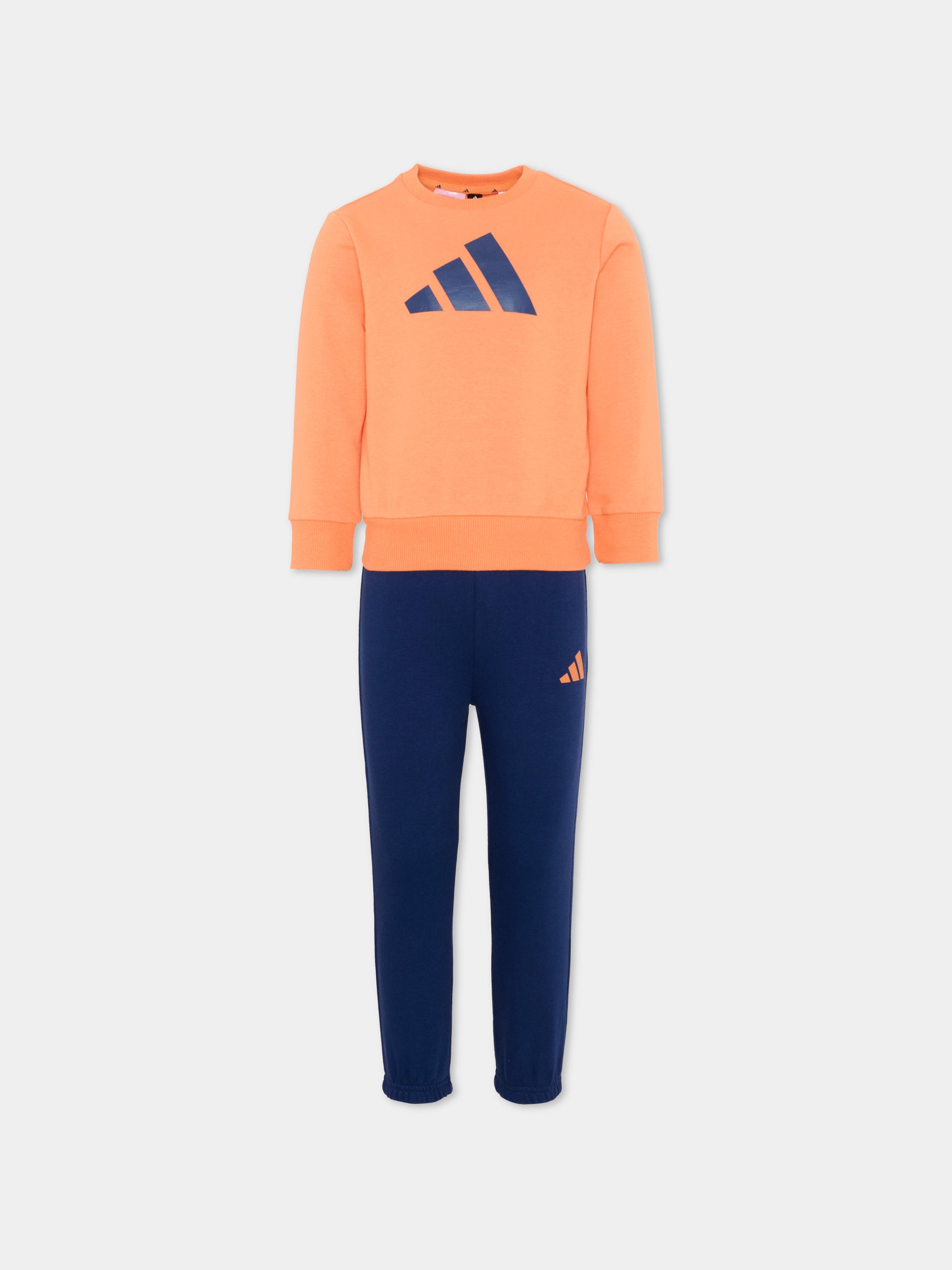 Completo sportivo multicolor per bambino con logo,Adidas,KD6055