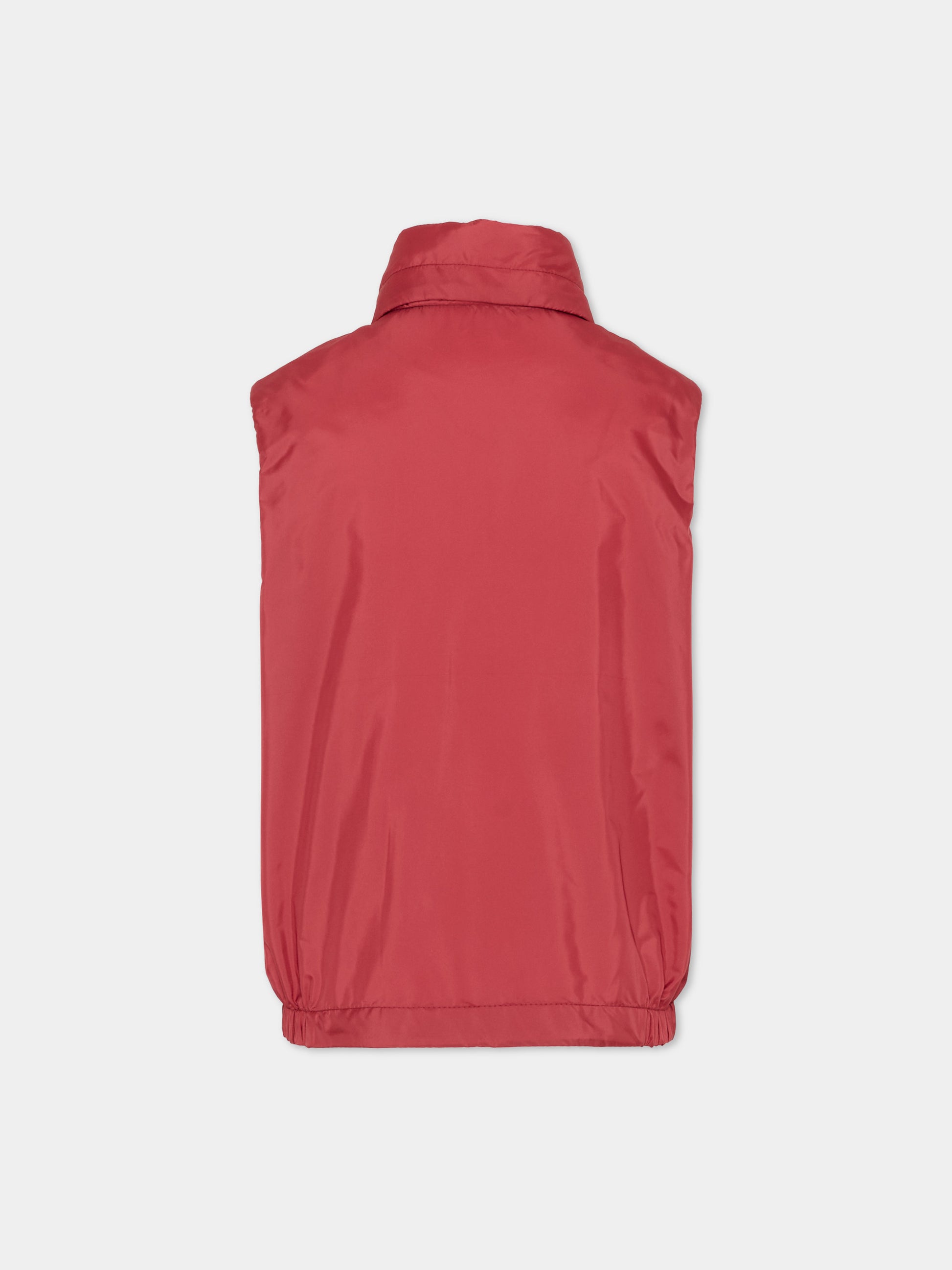 Gilet rosso Sacide Gilet per bambino,Moncler Kids,L1954 1A00093 53A5E 434