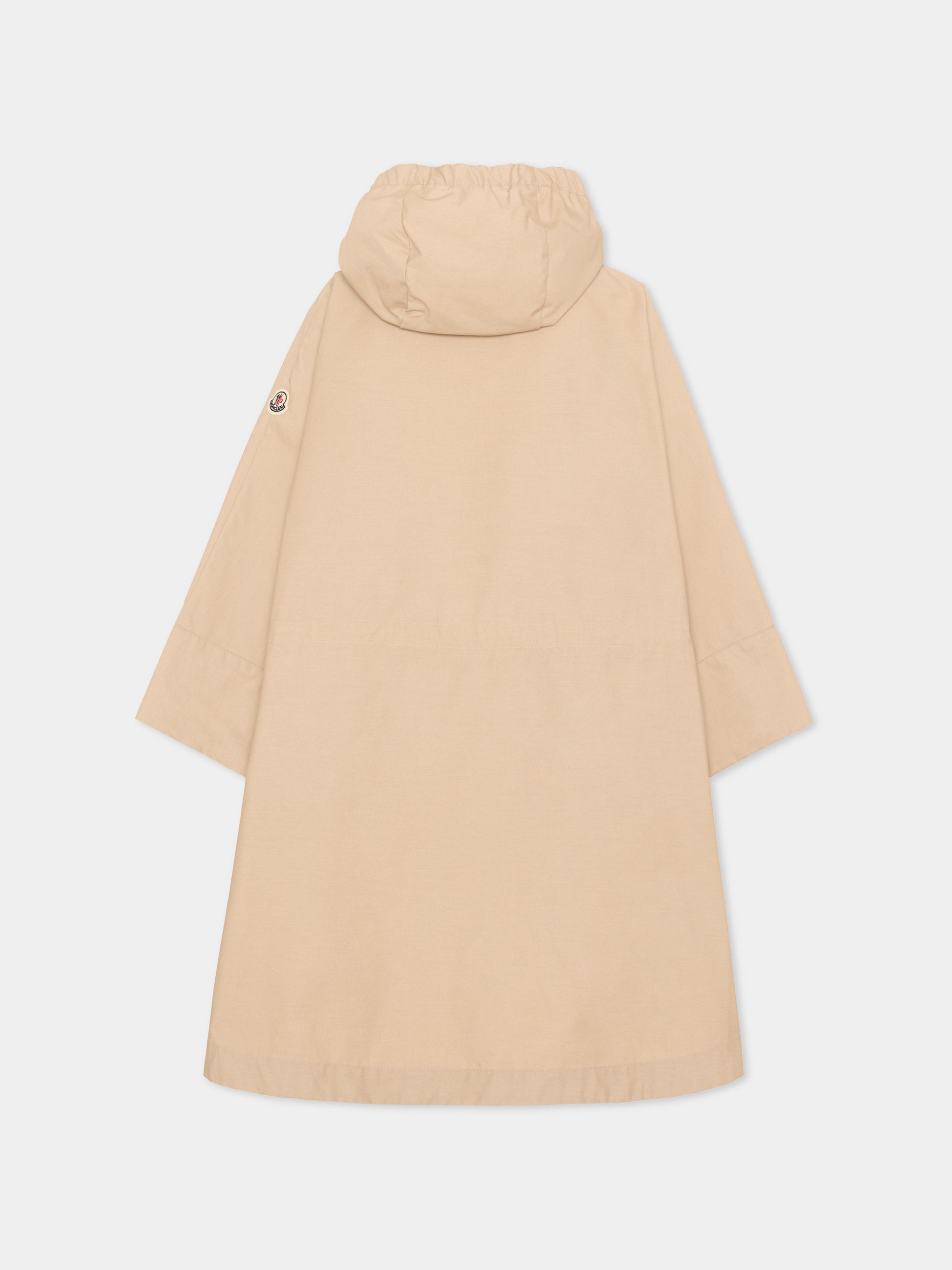 Cappa beige Cape per bambina,Moncler Kids,L1954 3G00002 599CU 23Q