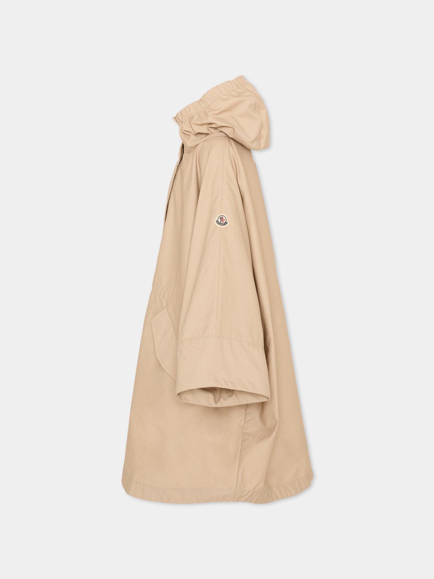 Cappa beige Cape per bambina,Moncler Kids,L1954 3G00002 599CU 23Q