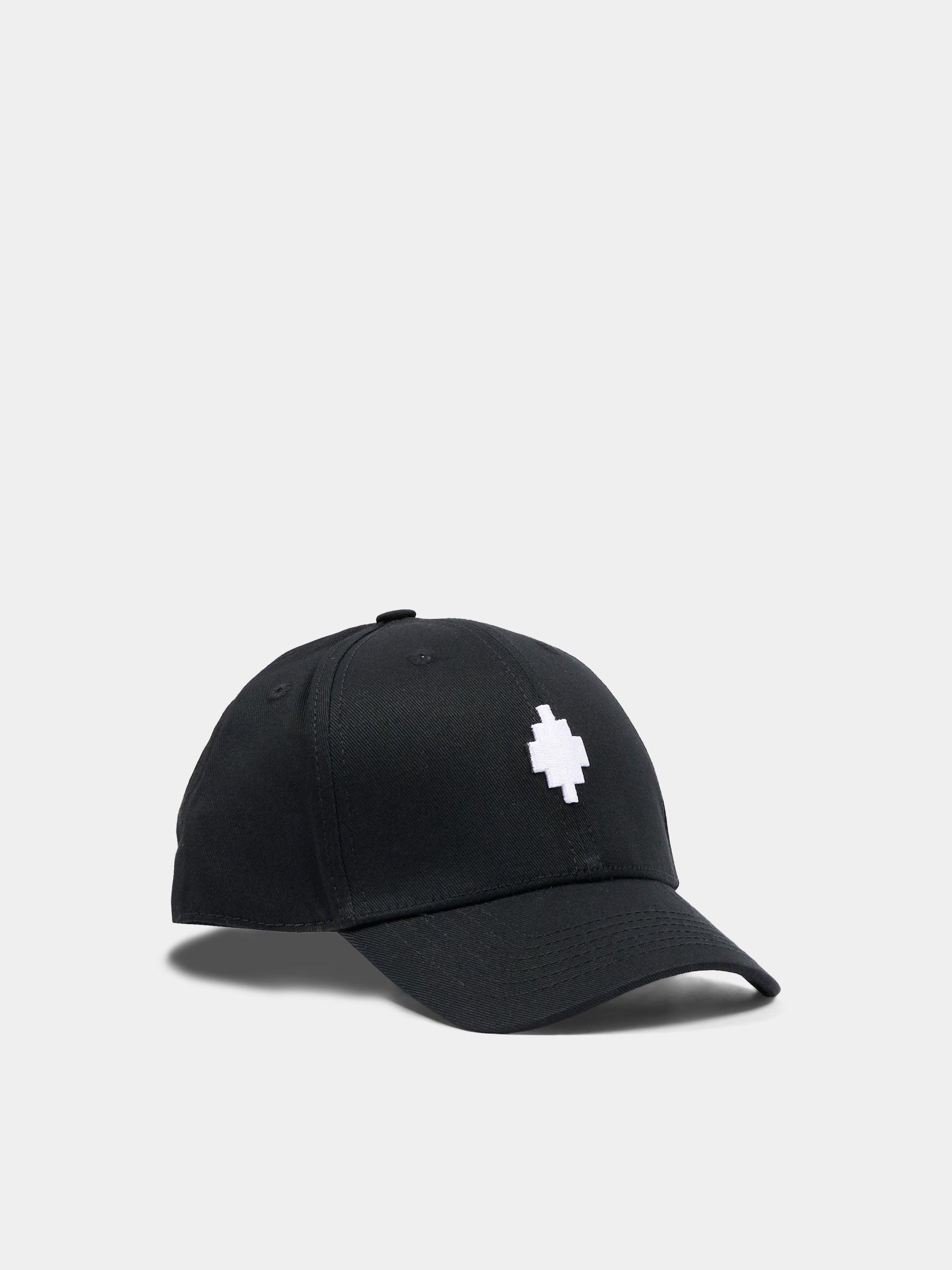 Cappello nero per bambini con logo,County Of Milan Kids,S6CMJUBC127 110