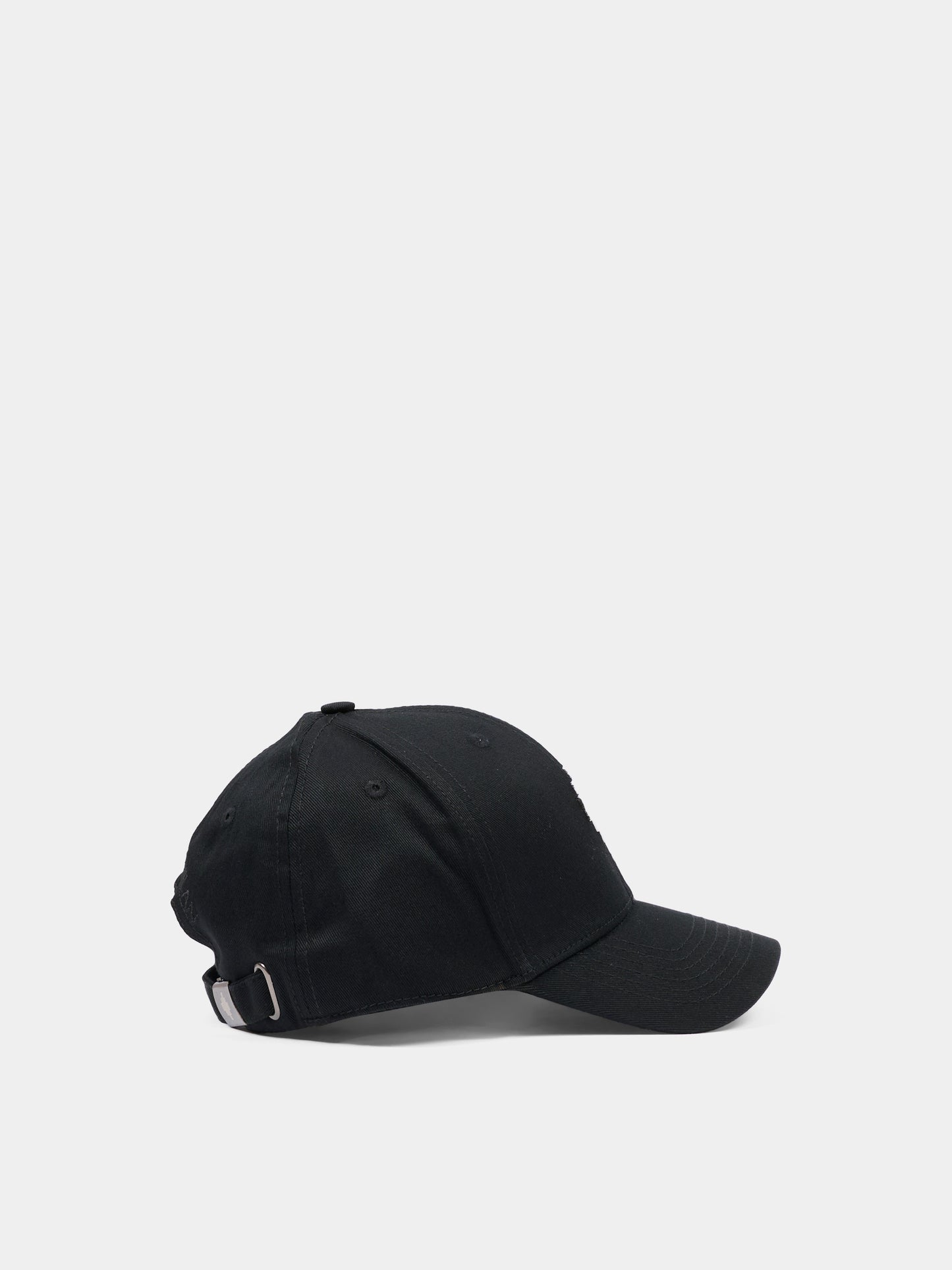 Cappello nero per bambini con logo,County Of Milan Kids,S6CMJUBC127 110