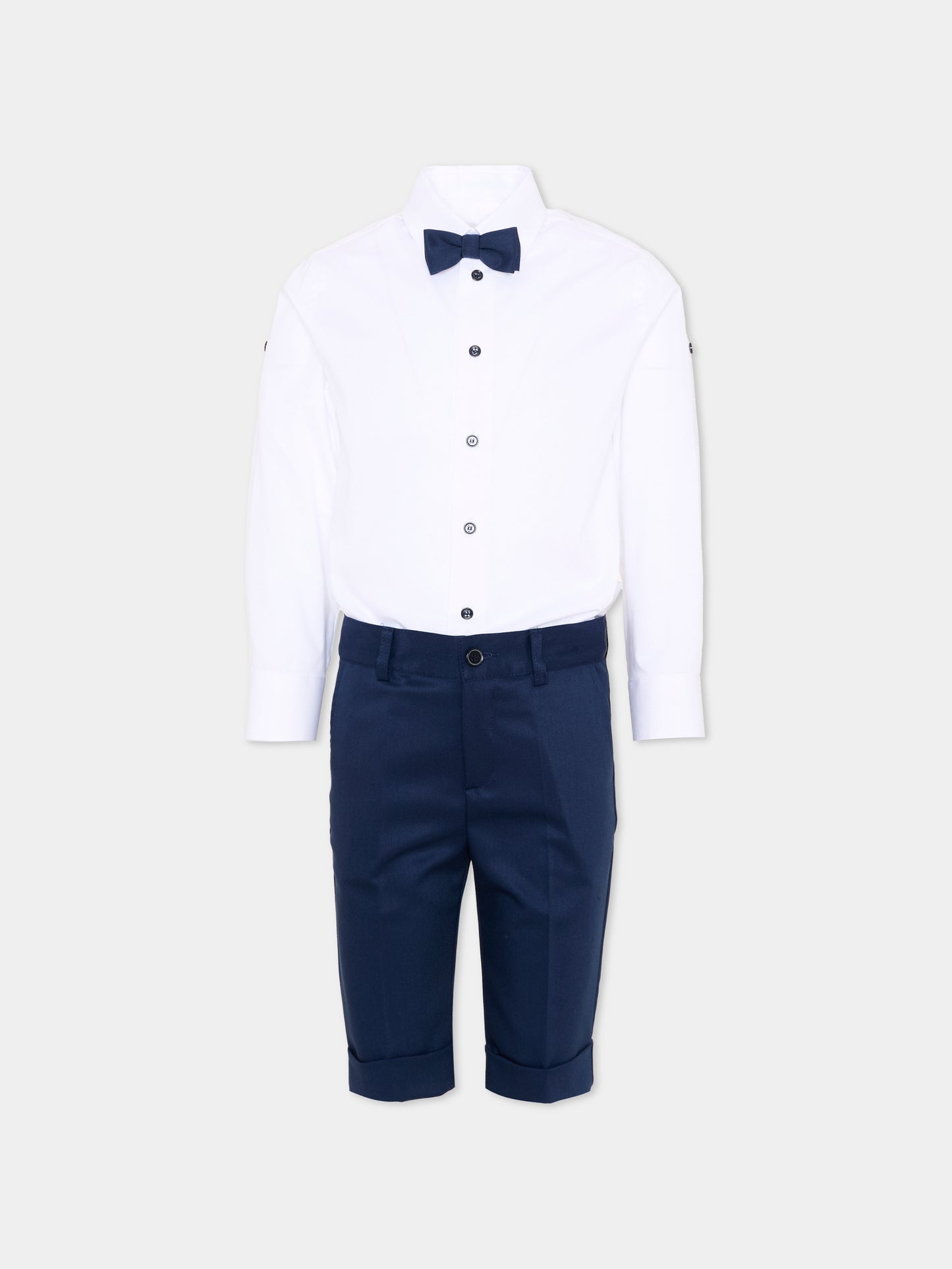 Completo elegante blu per bambino,Colorichiari,MB458296 4874 60