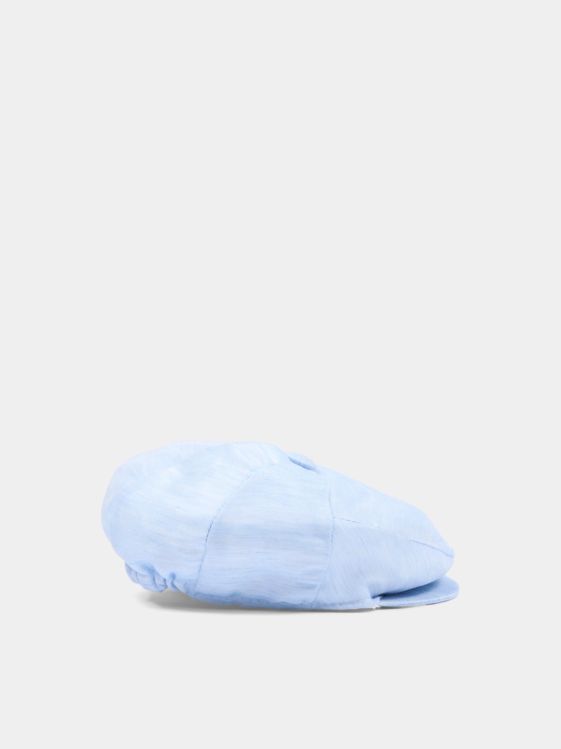 Cappello celeste con visiera per neonato,Colorichiari,MN928412 4884 53