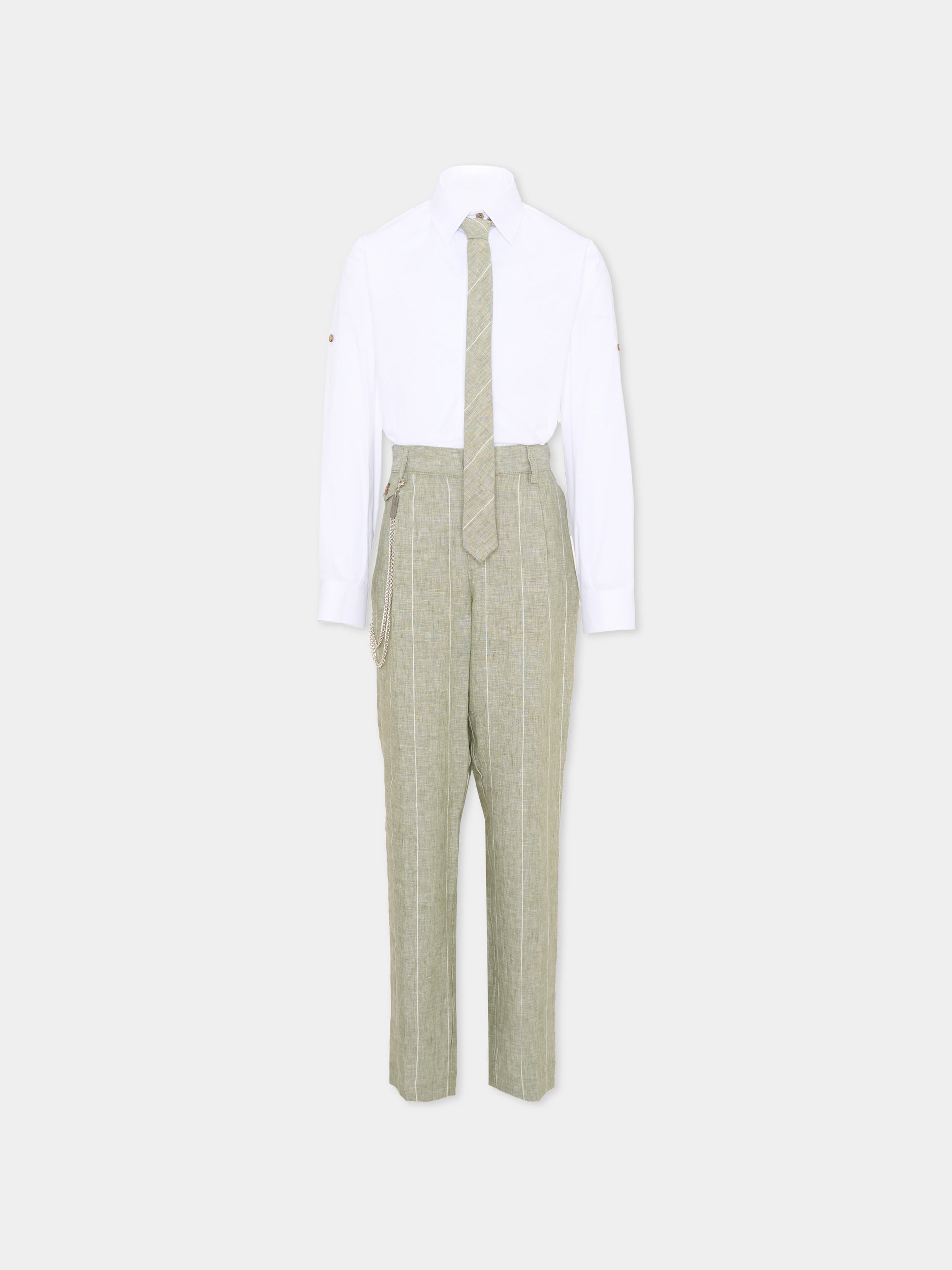 Completo elegante verde per bambino,Colorichiari,MJ508359 4952 35