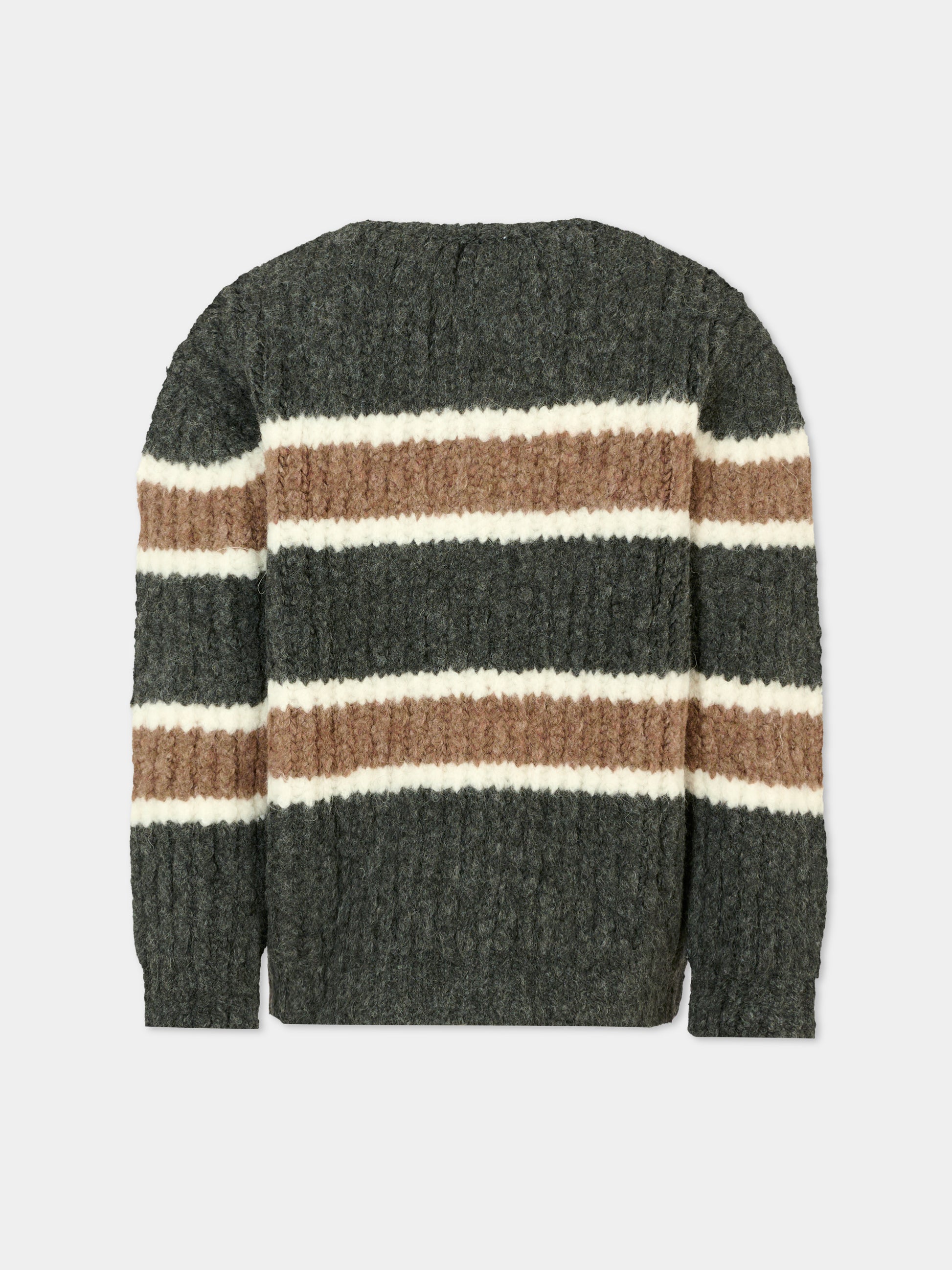 Maglione grigio per bambina,Douuod Kids,DT9P30 W0137 808BG