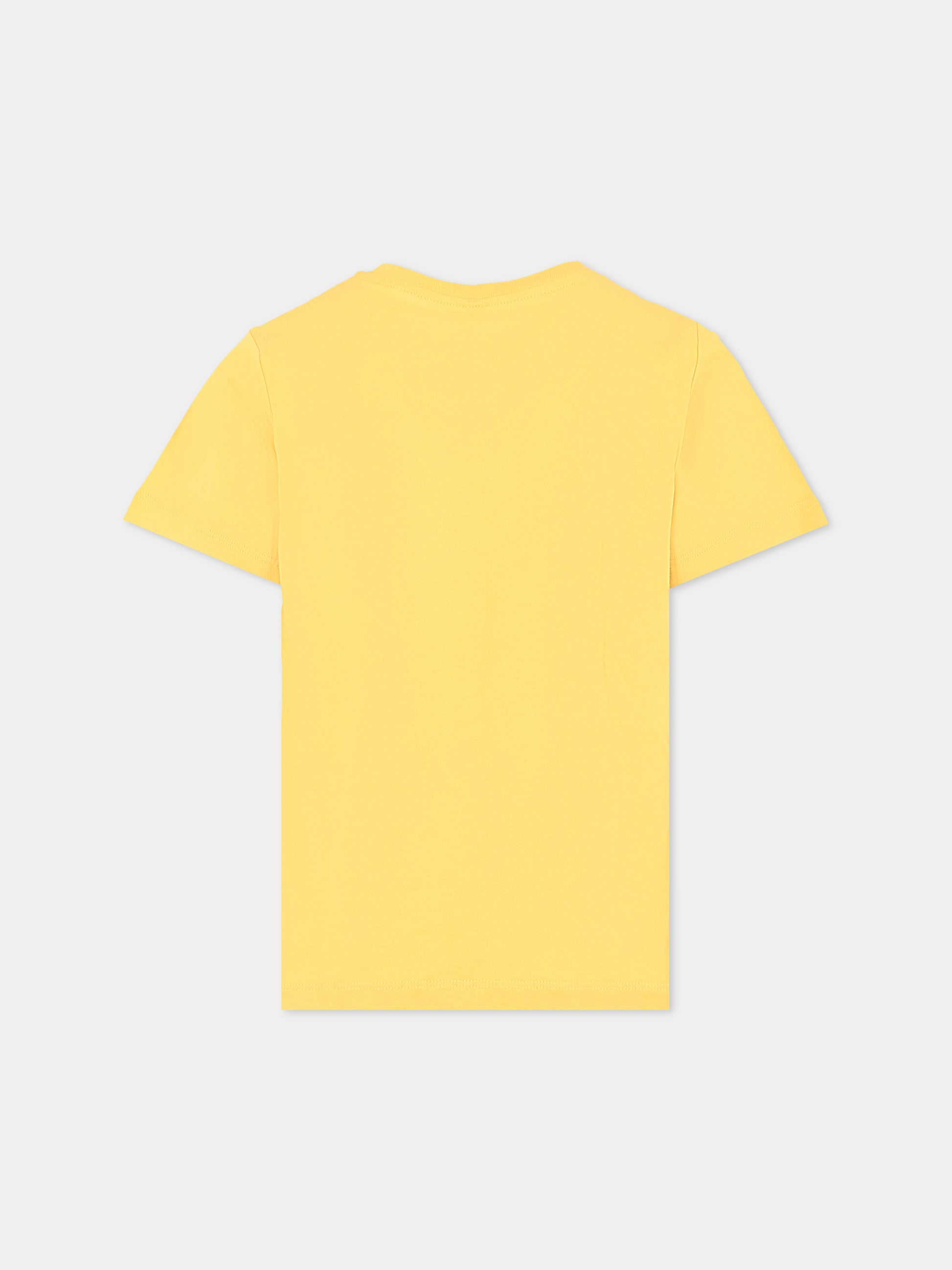 T-shirt gialla per bambino con logo,Stella Mccartney Kids,8R8O81 Z0434 108