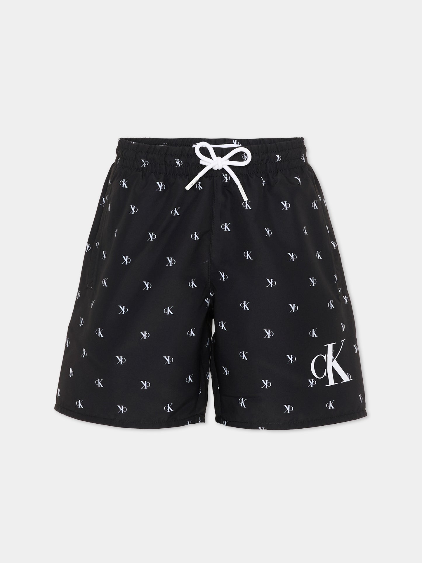 Boxer mare nero per bambino con logo,Calvin Klein Kids,KV0KV00062 0GK