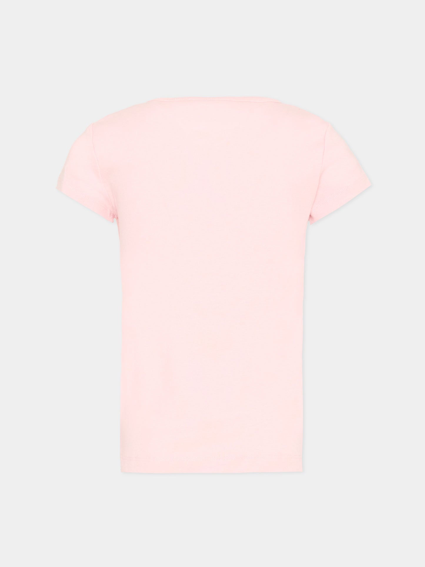 T-Shirt rosa per bambina con gatti,Abercrombie & Fitch,43AN34 AGX