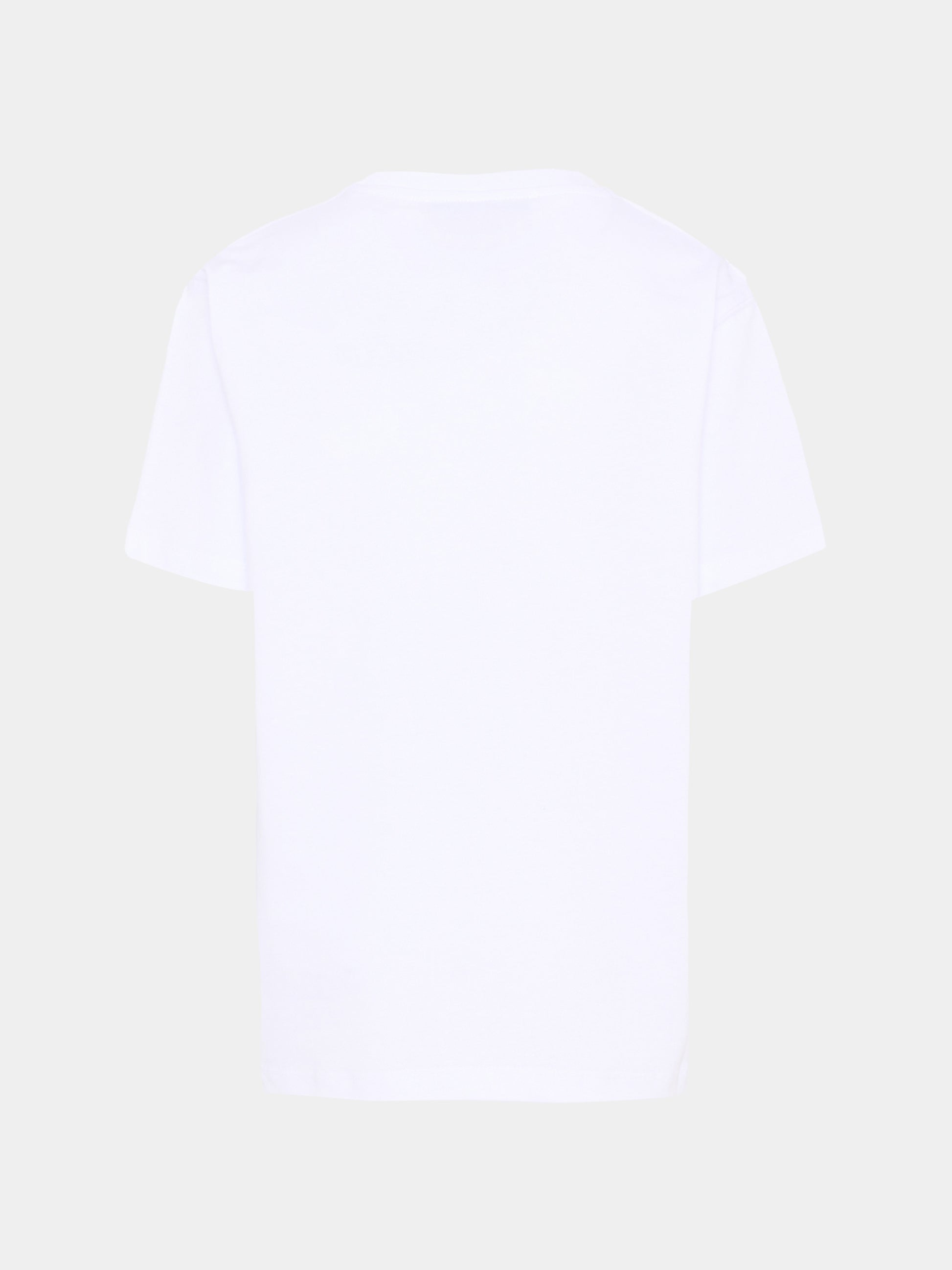 T-shirt bianca per bambini con smile,Joshua Sanders Kidz,K36A2TS00WH