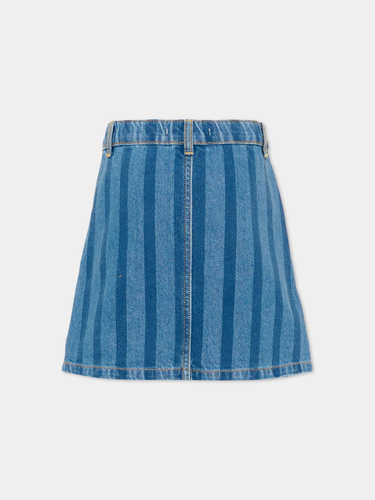 Gonna blu per bambina a righe,Bobo Choses,B126AC080