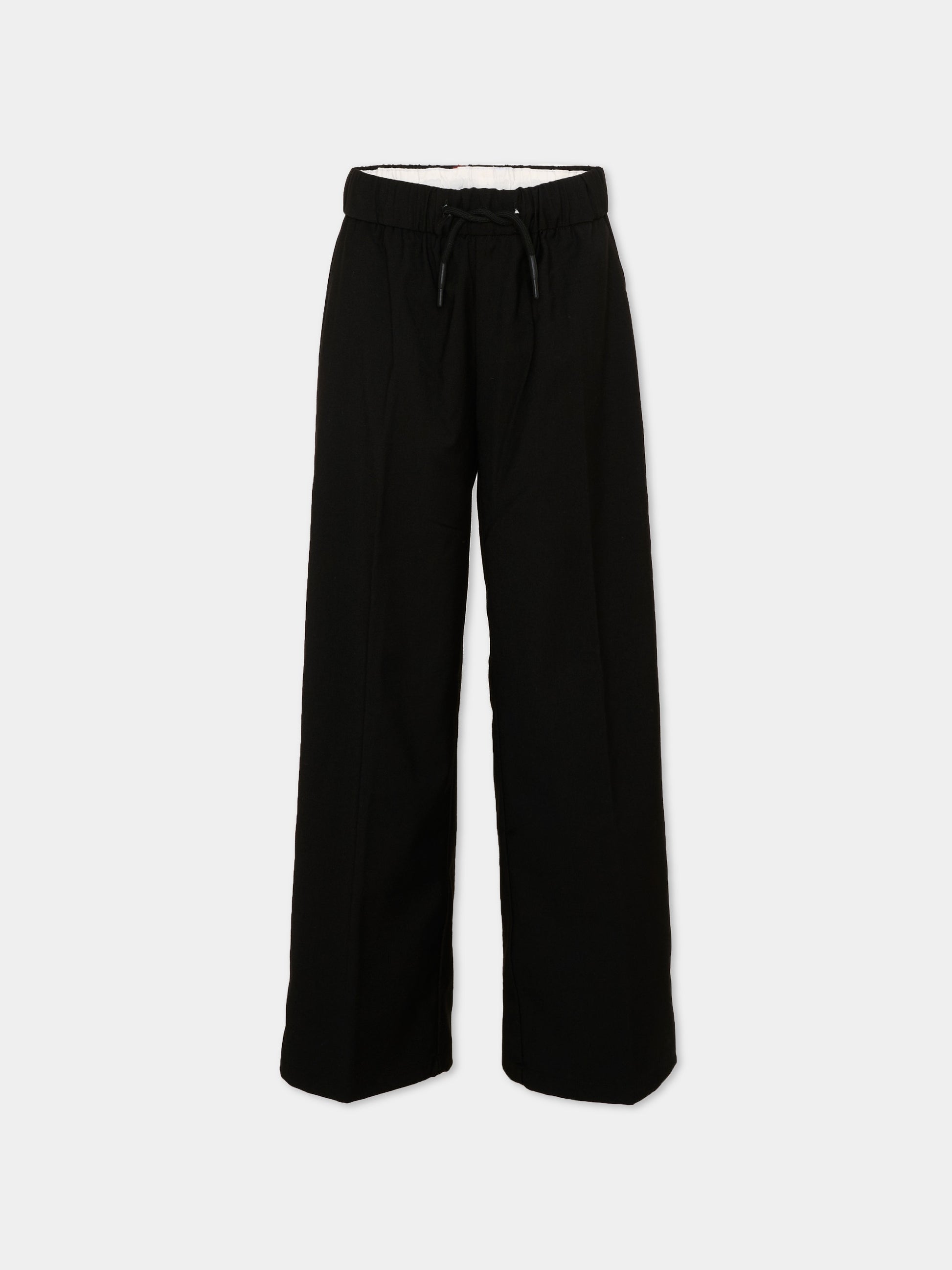 Pantaloni neri per bambino con logo,Richmond,RBP26243PA BLACK