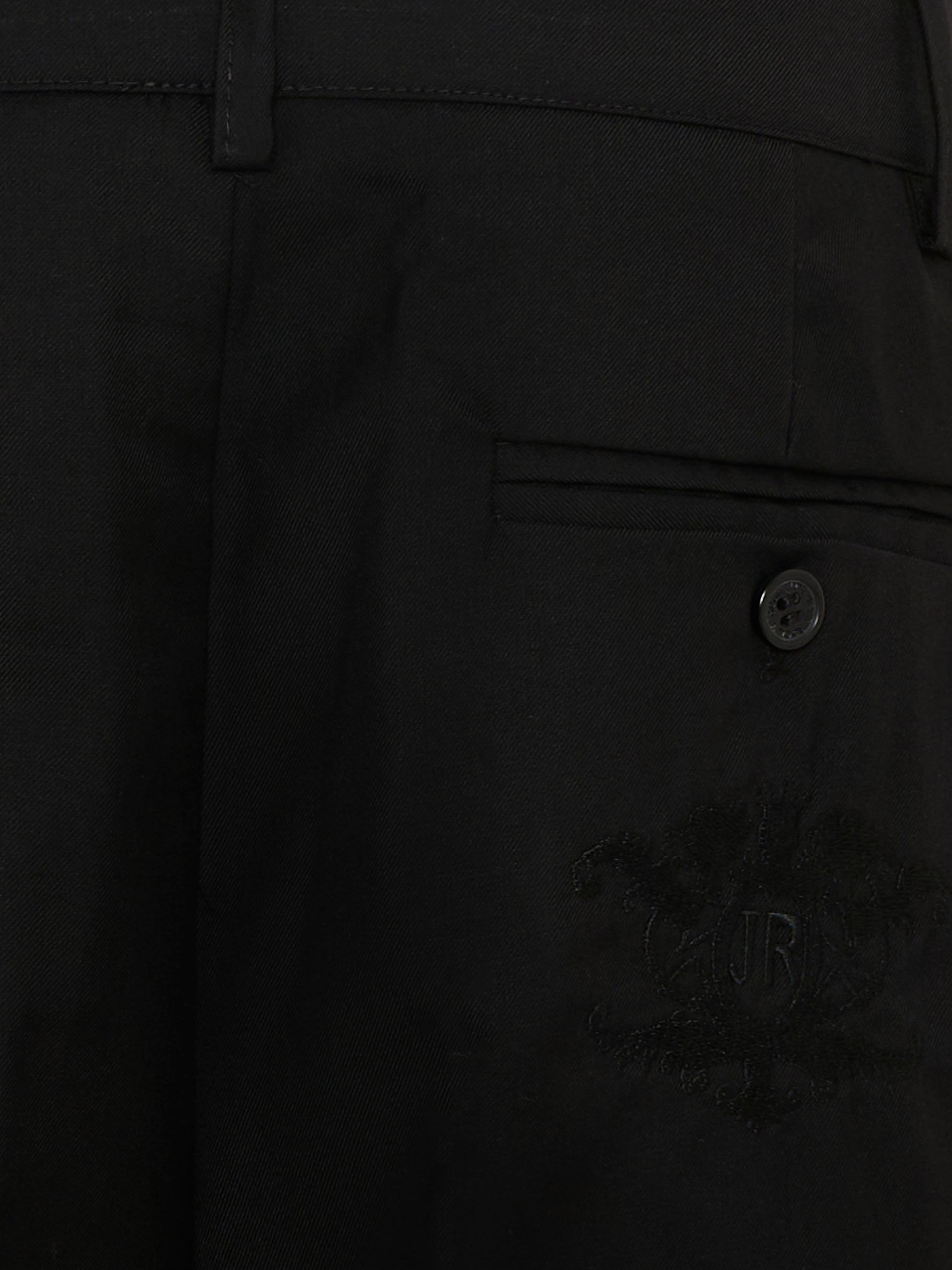 Pantaloni eleganti nero per bambino con logo,Richmond,RBP26170PA BLACK