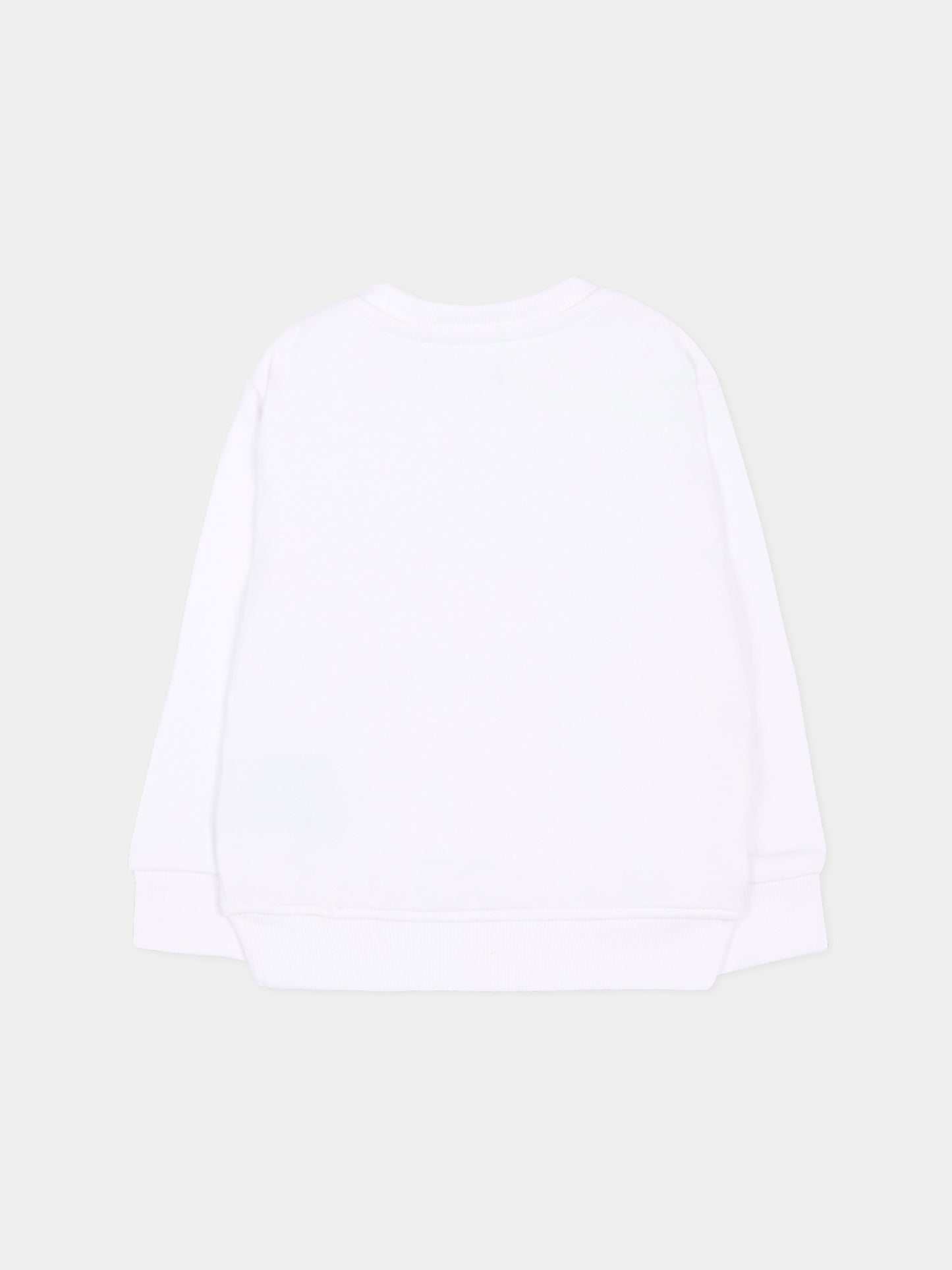 Felpa bianca per neonato con logo,Richmond,RIP26001FE WHITE