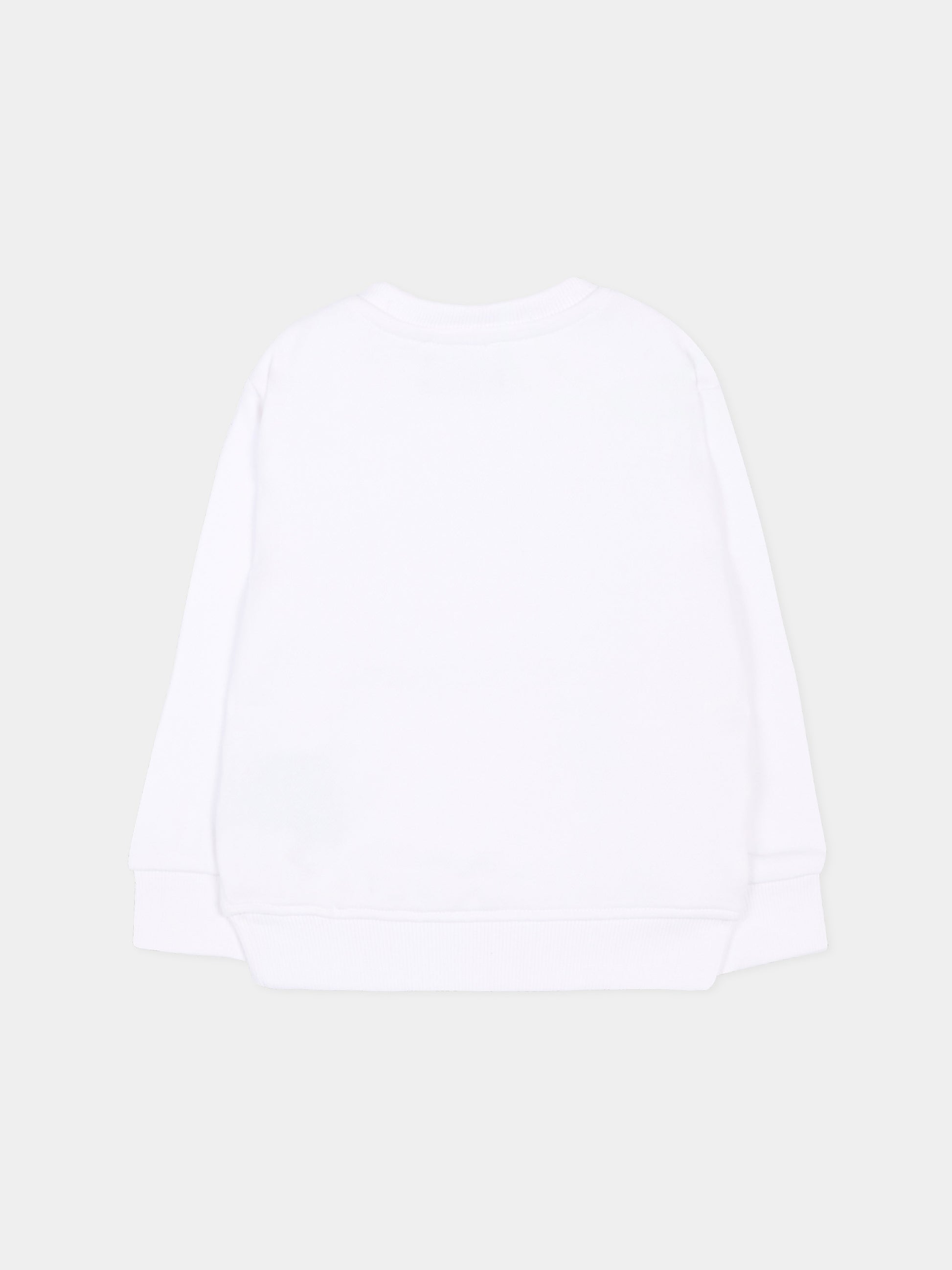 Felpa bianca per neonato con logo,Richmond,RIP26001FE WHITE