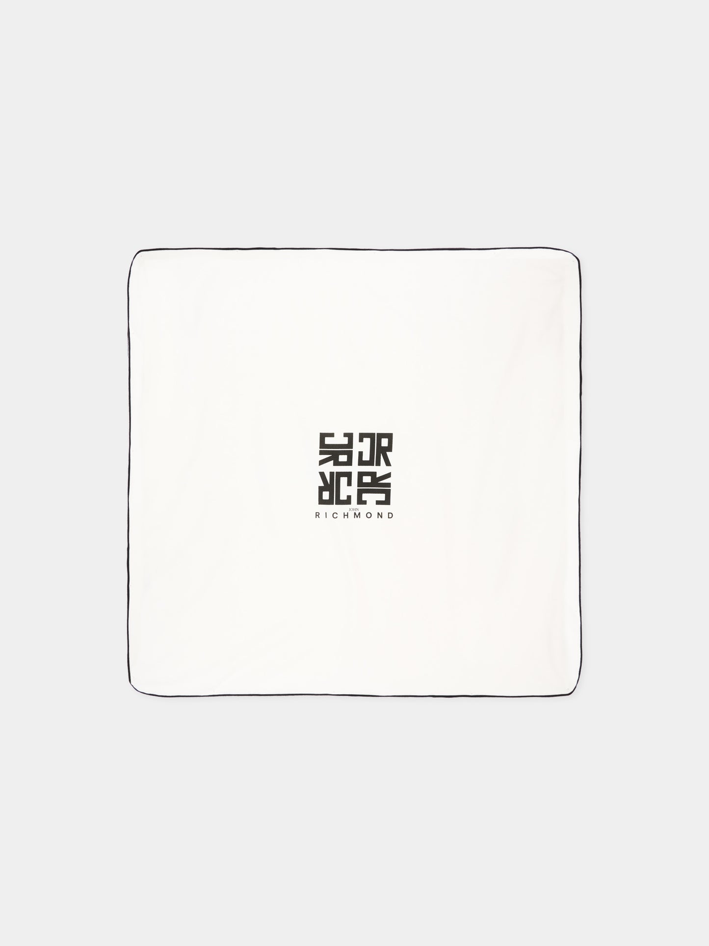 Coperta avorio con logo per neonato,Richmond,RLP26003CE BLACK