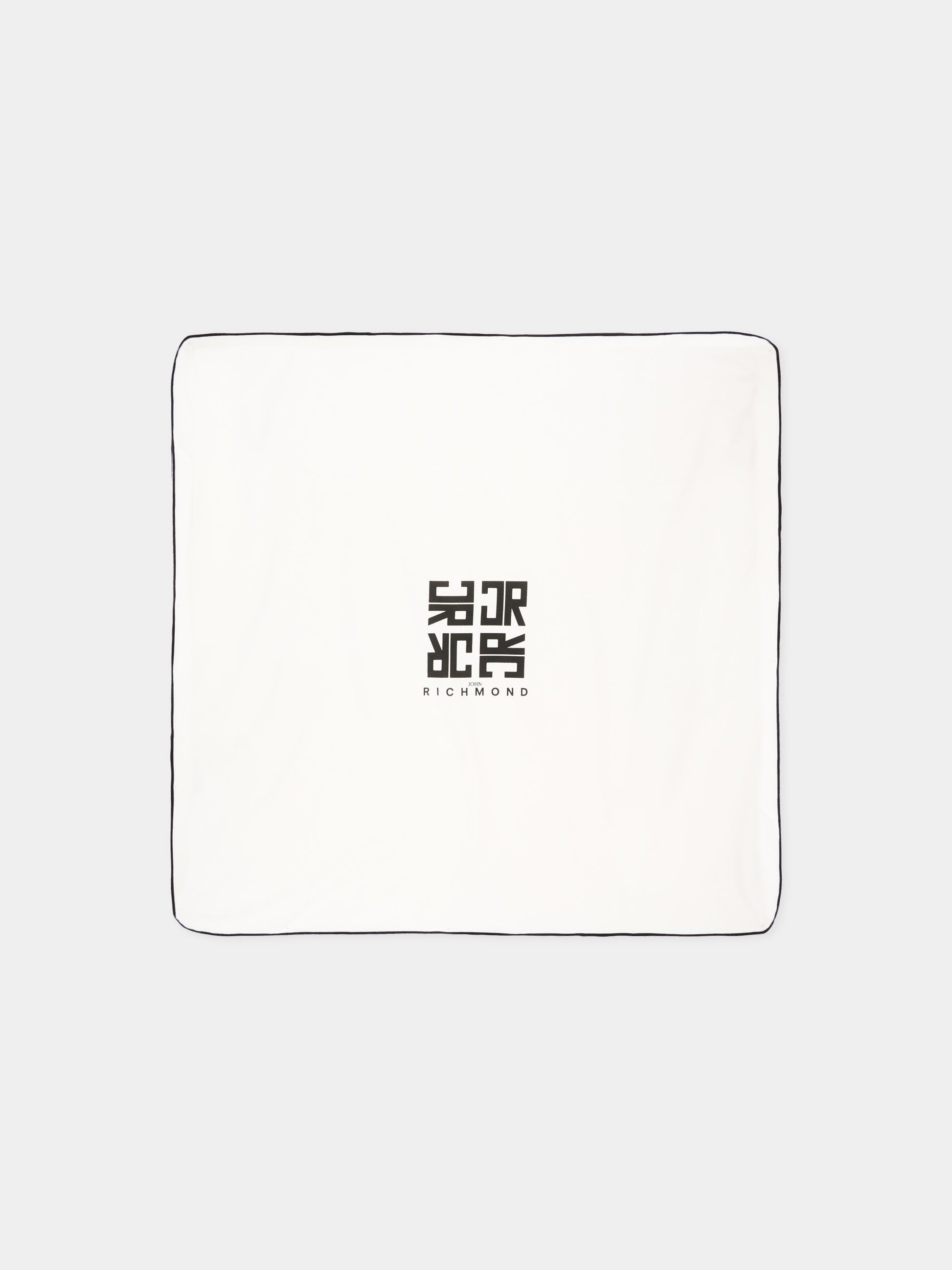 Coperta avorio con logo per neonato,Richmond,RLP26003CE BLACK