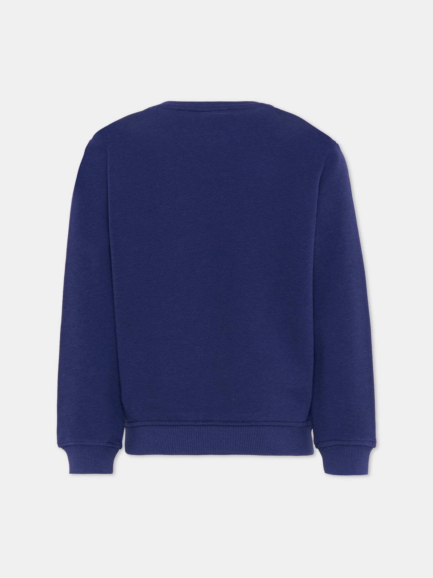 Felpa blu per bambini con logo,Richmond,RBP26013FE BLUE BEACON