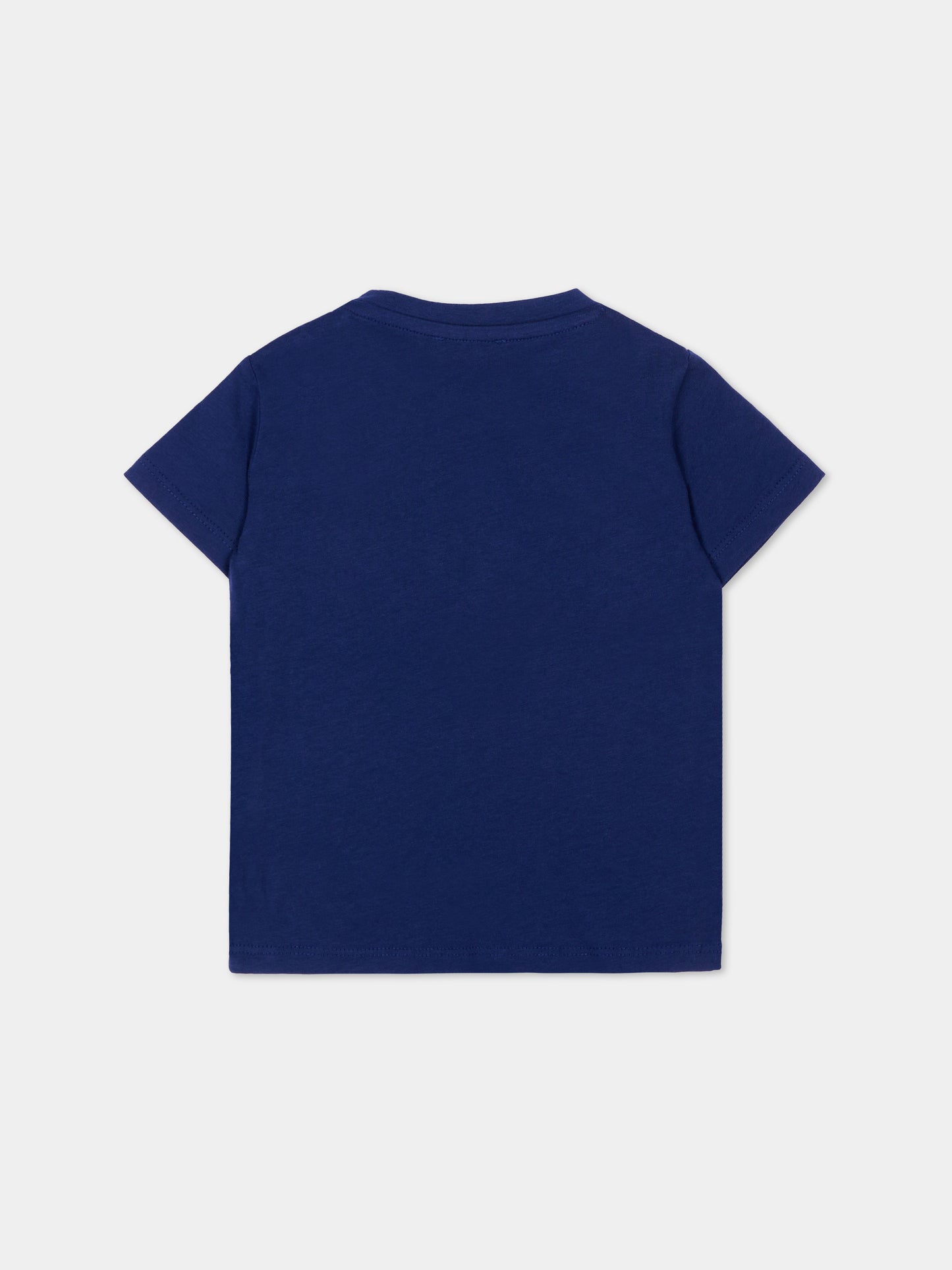T-Shirt blu per neonato con logo,Richmond,RIP26002TS BLUE BEACON