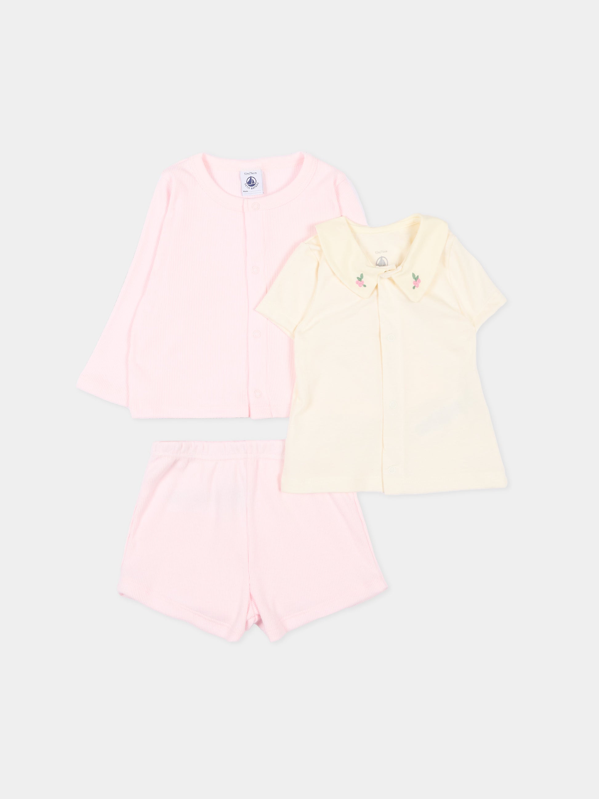 Completo sportivo rosa per neonata,Petit Bateau,A0EYY BARELY 03