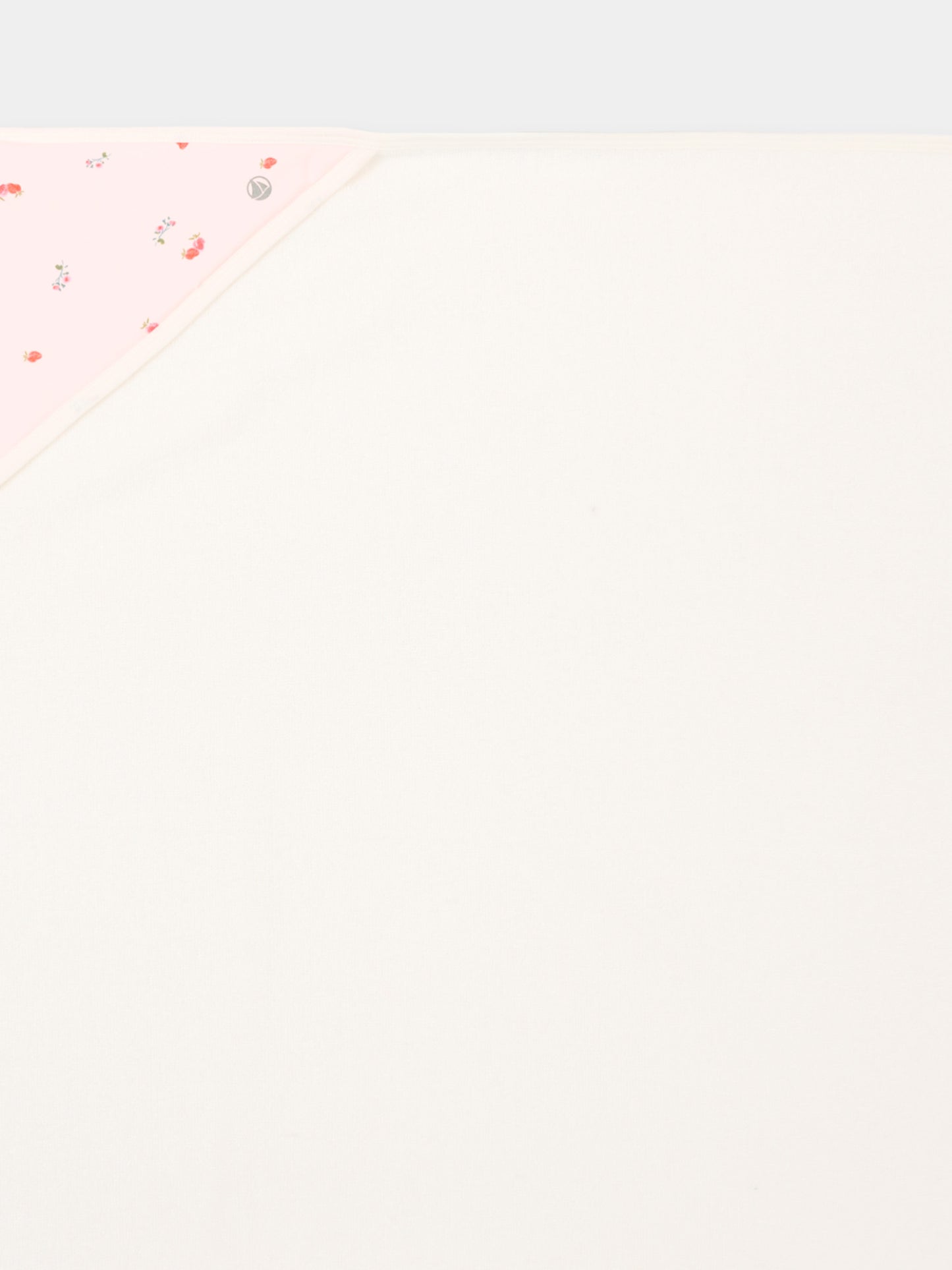 Accappatoio rosa per neonata con fragole,Petit Bateau,A0FFC BARELY/MULTICO 01