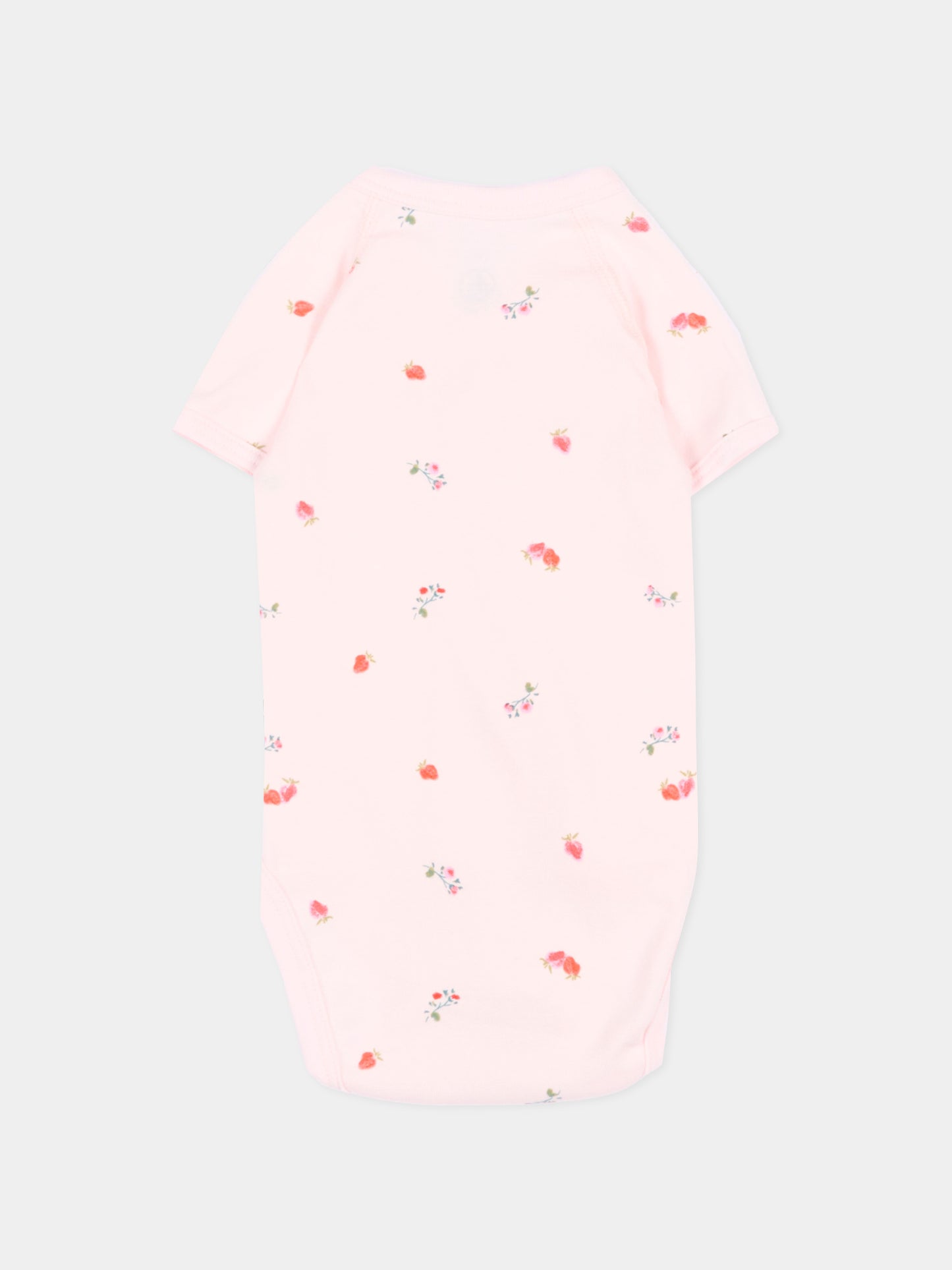 Set body multicolor per neonata con fragole,Petit Bateau,A0FAU VARIANTE 1 00