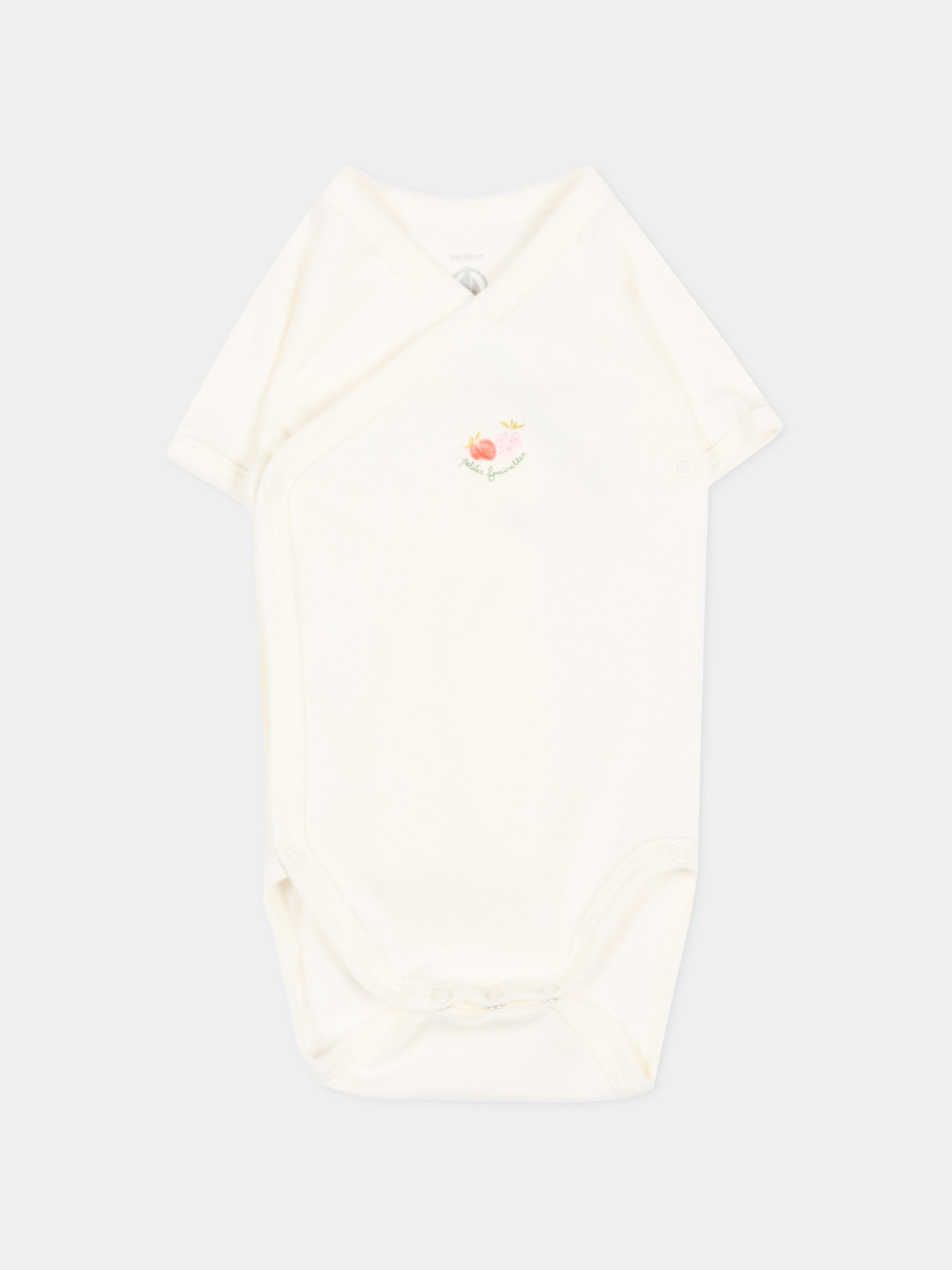 Set body multicolor per neonata con fragole,Petit Bateau,A0FAU VARIANTE 1 00