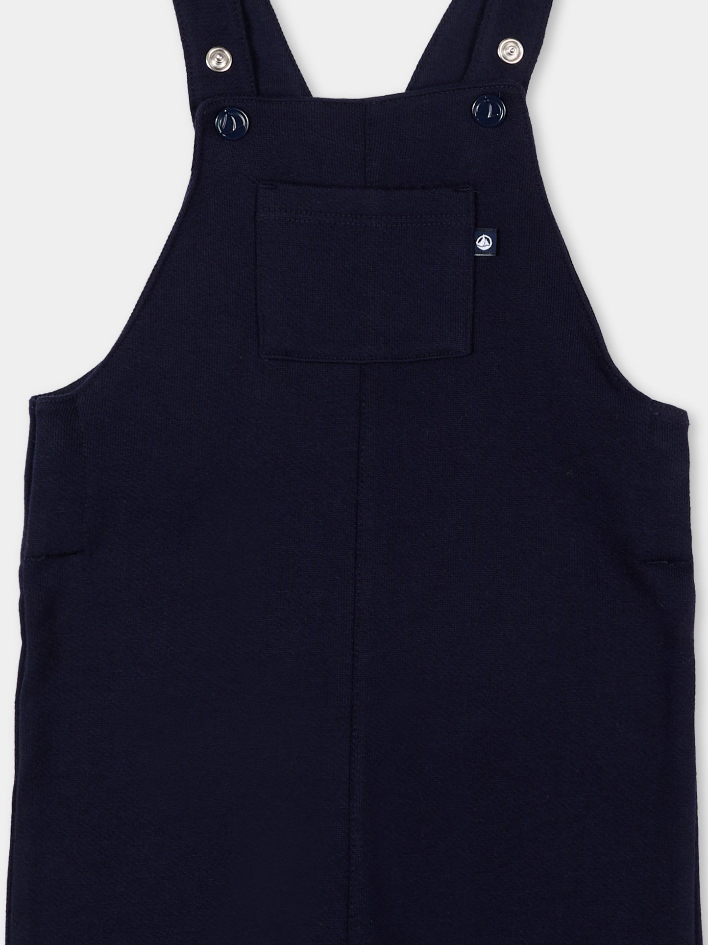 Salopette blu per neonati,Petit Bateau,A0DXD SOIR 01