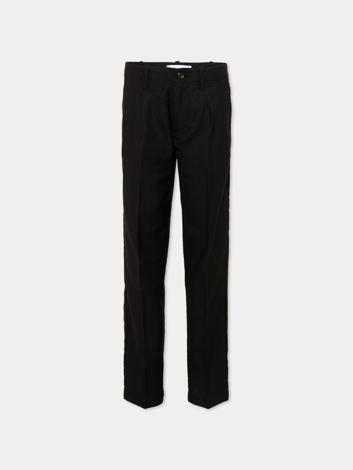 Pantaloni neri per bambino eleganti,Roberto Cavalli Kids,CBP26120PA BLACK