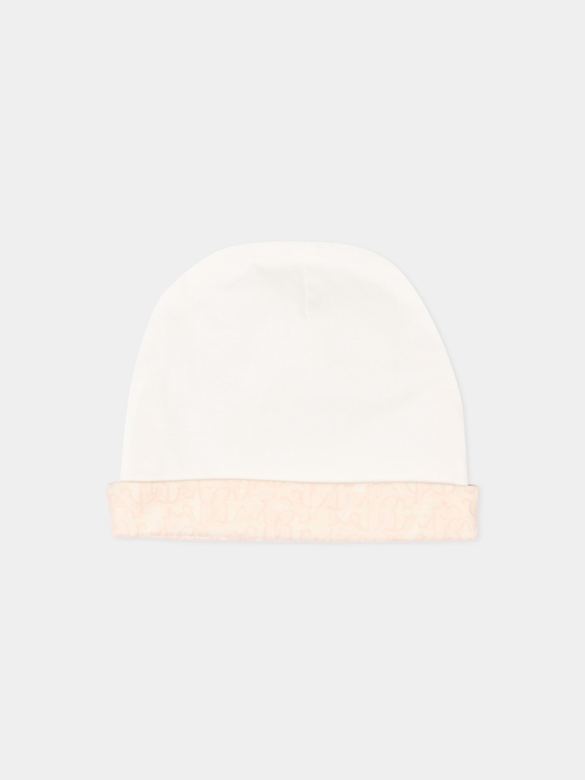 Set tutine rosa per neonata con logo,Roberto Cavalli Kids,CLP26004TU ZEBRA ROSA