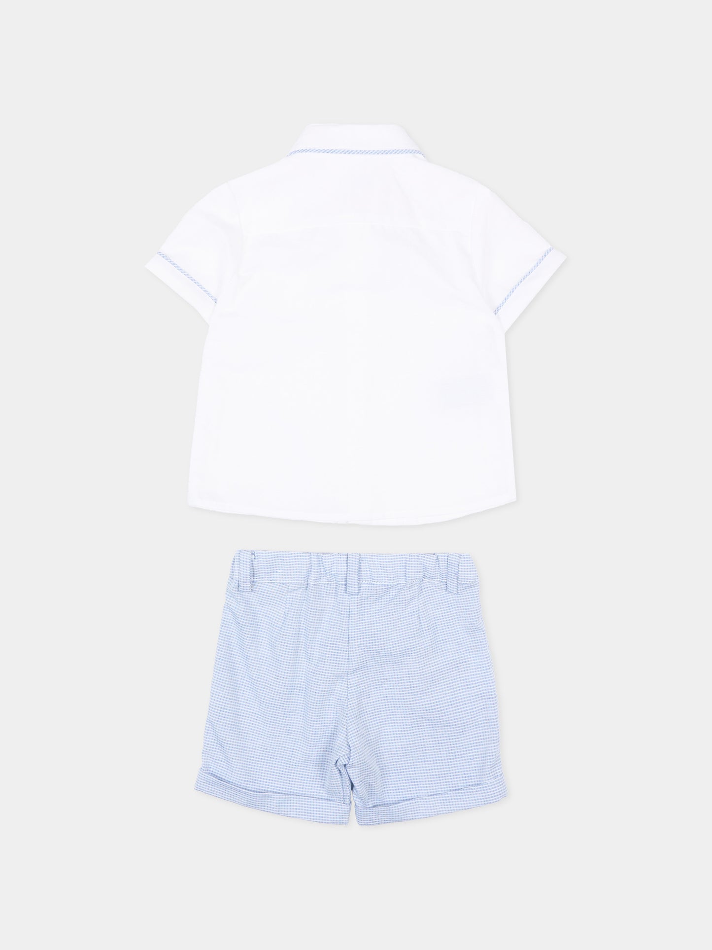 Completo elegante azzurro per neonato,Mayoral,1225 093