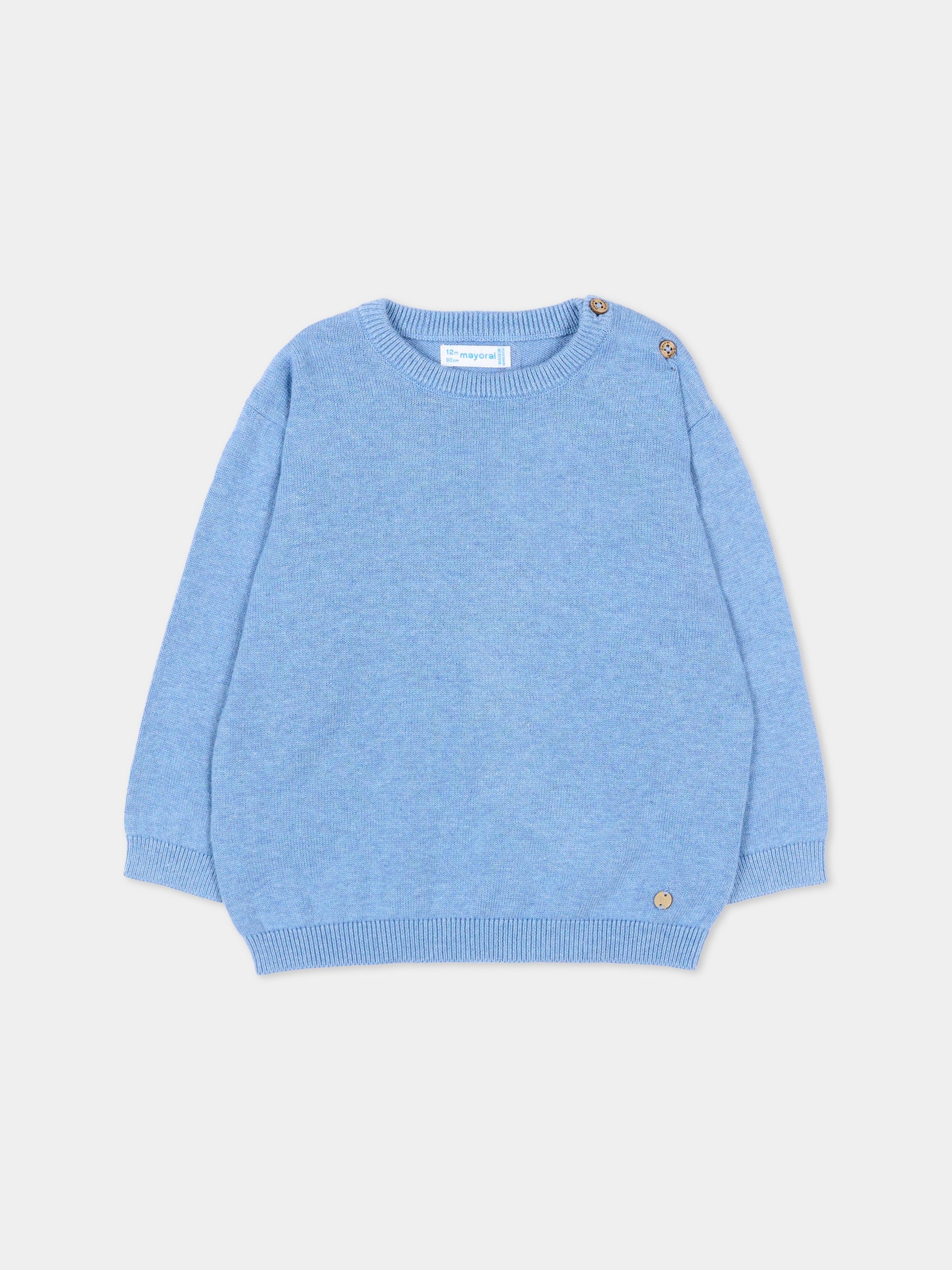 Maglione azzurro per neonato,Mayoral,303 034