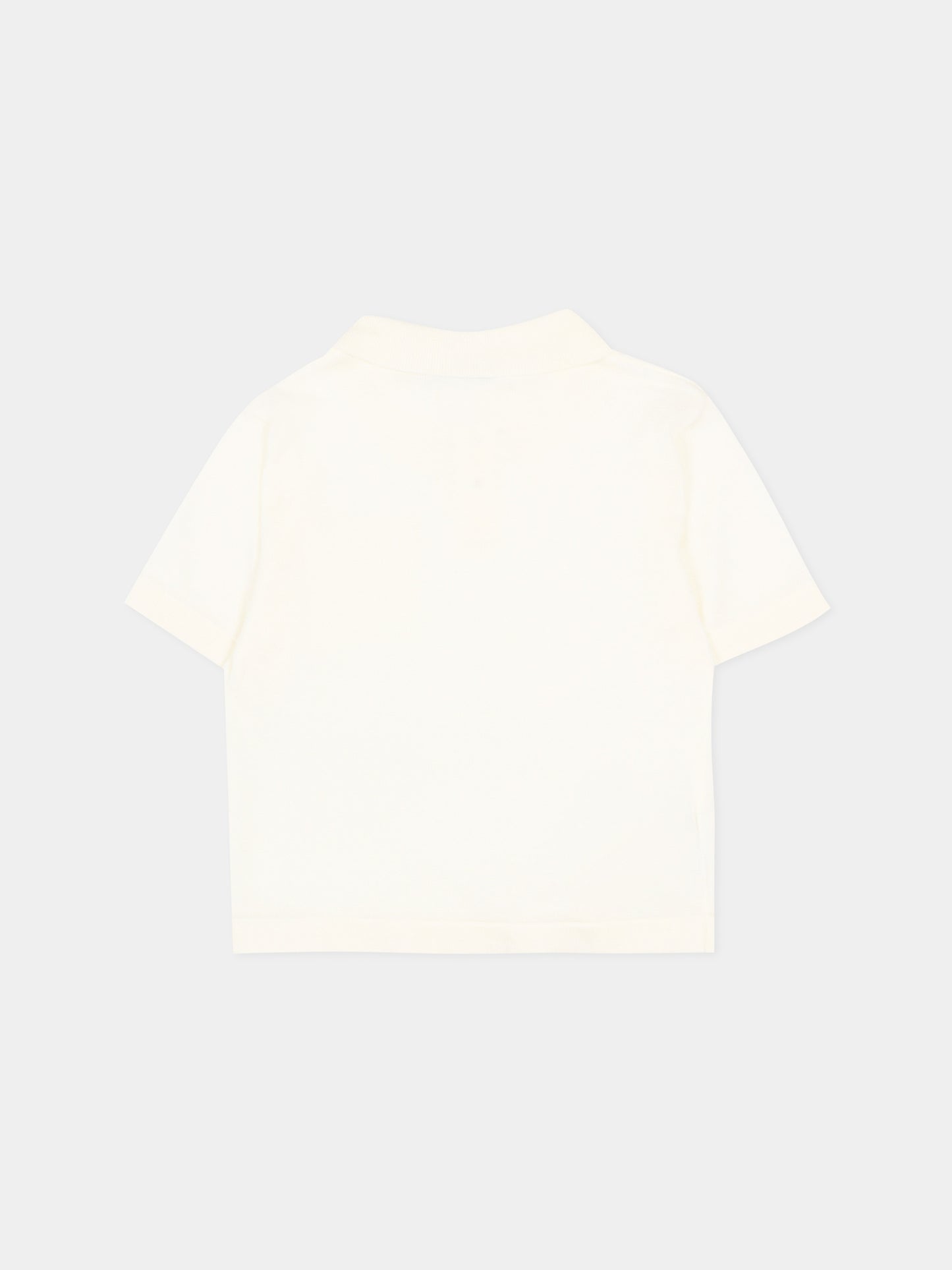 Polo avorio per neonato in maglia,Mayoral,1109 040