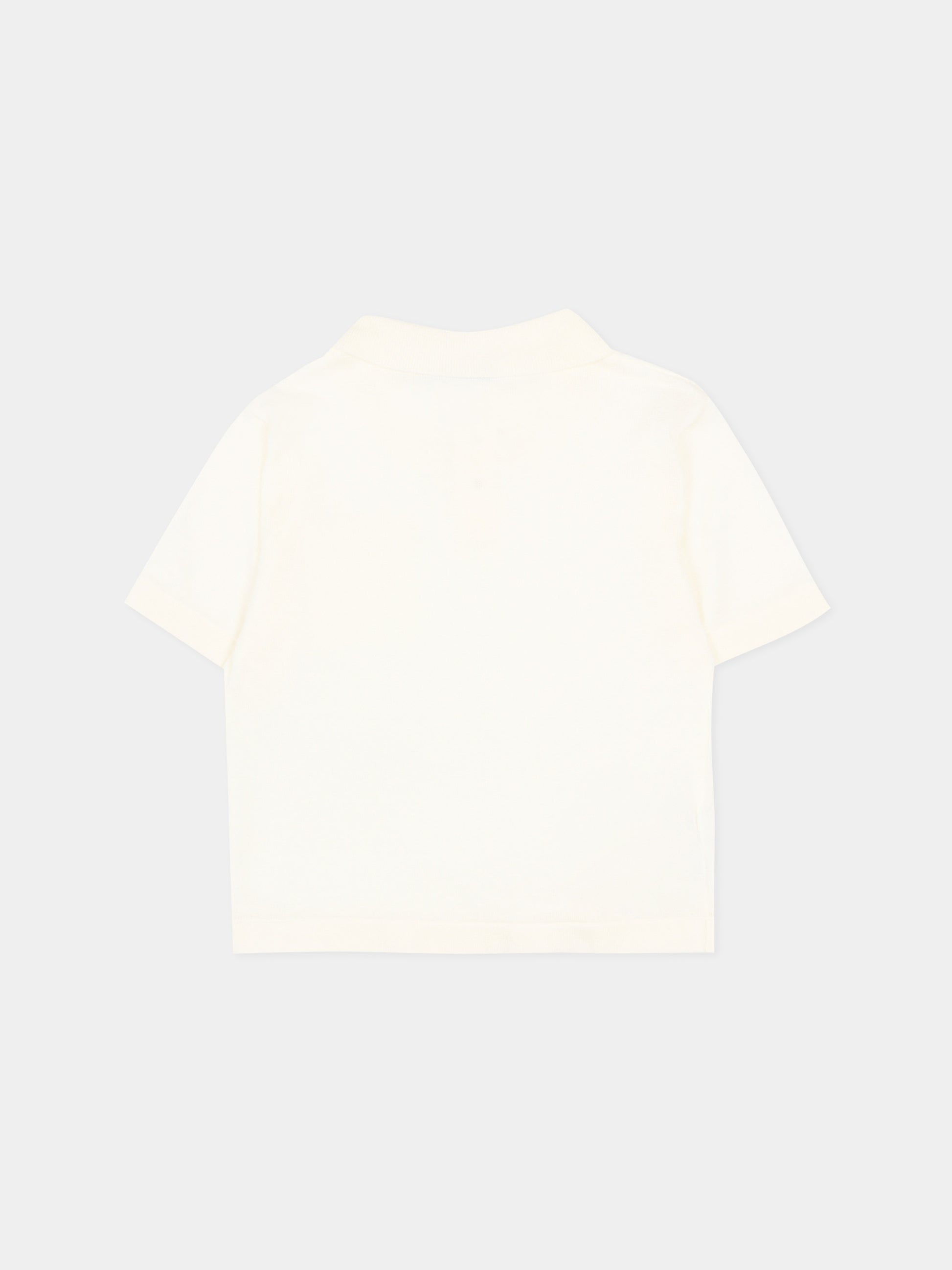 Polo avorio per neonato in maglia,Mayoral,1109 040