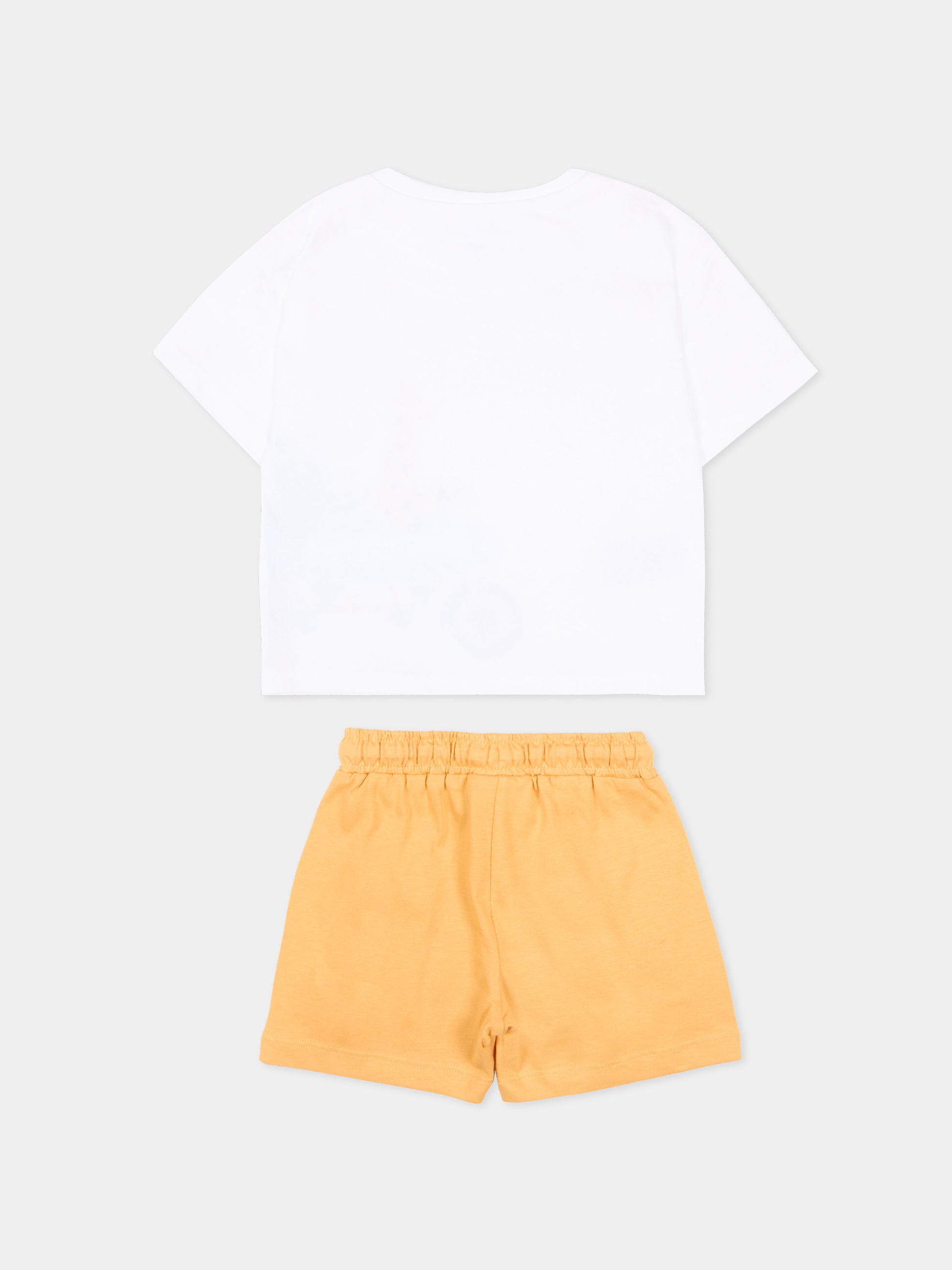 Completo sportivo multicolor per neonato con stampa animali,Mayoral,1670 044