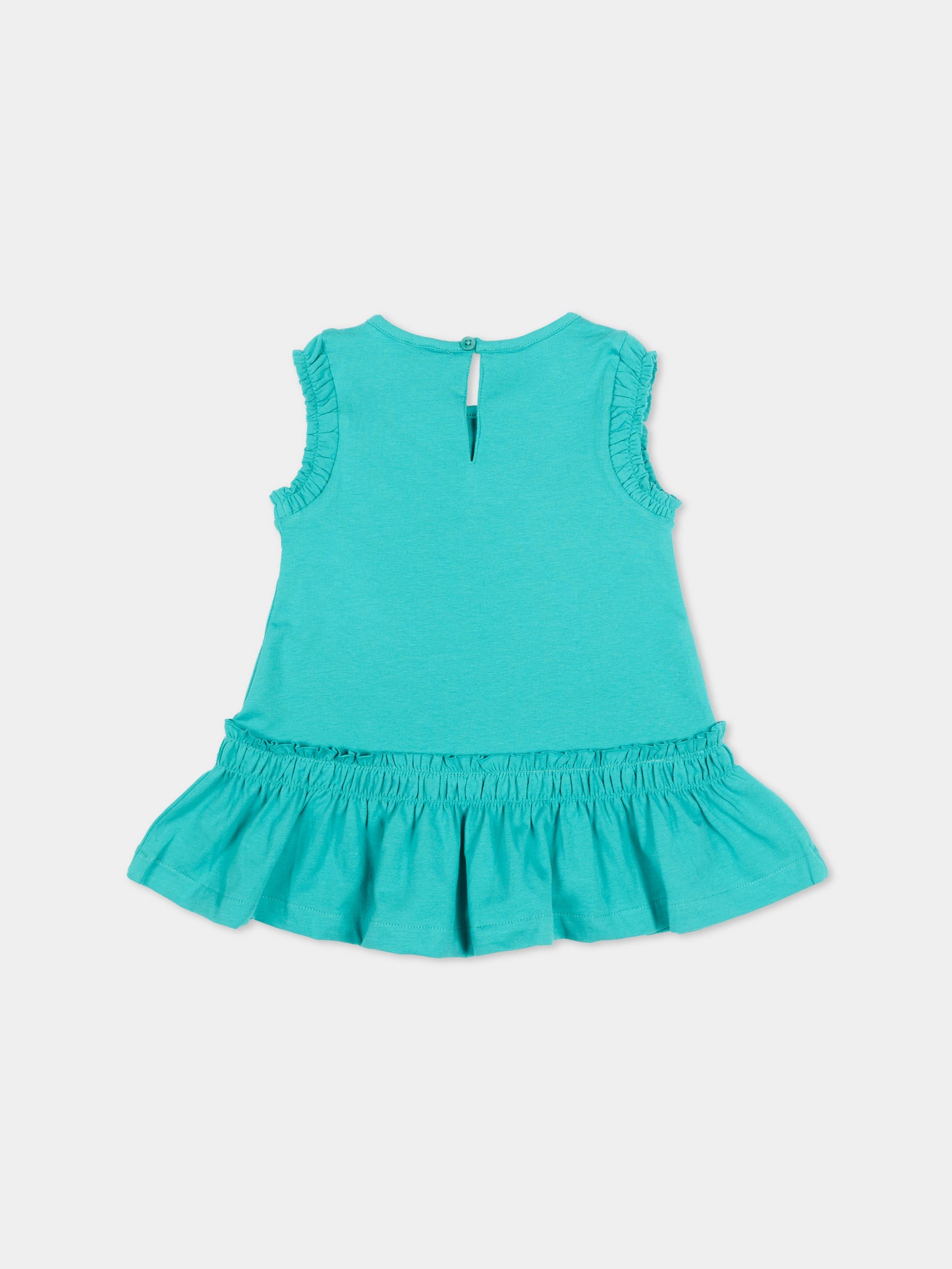 Vestito verde per neonata con farfalle,Mayoral,1929 064