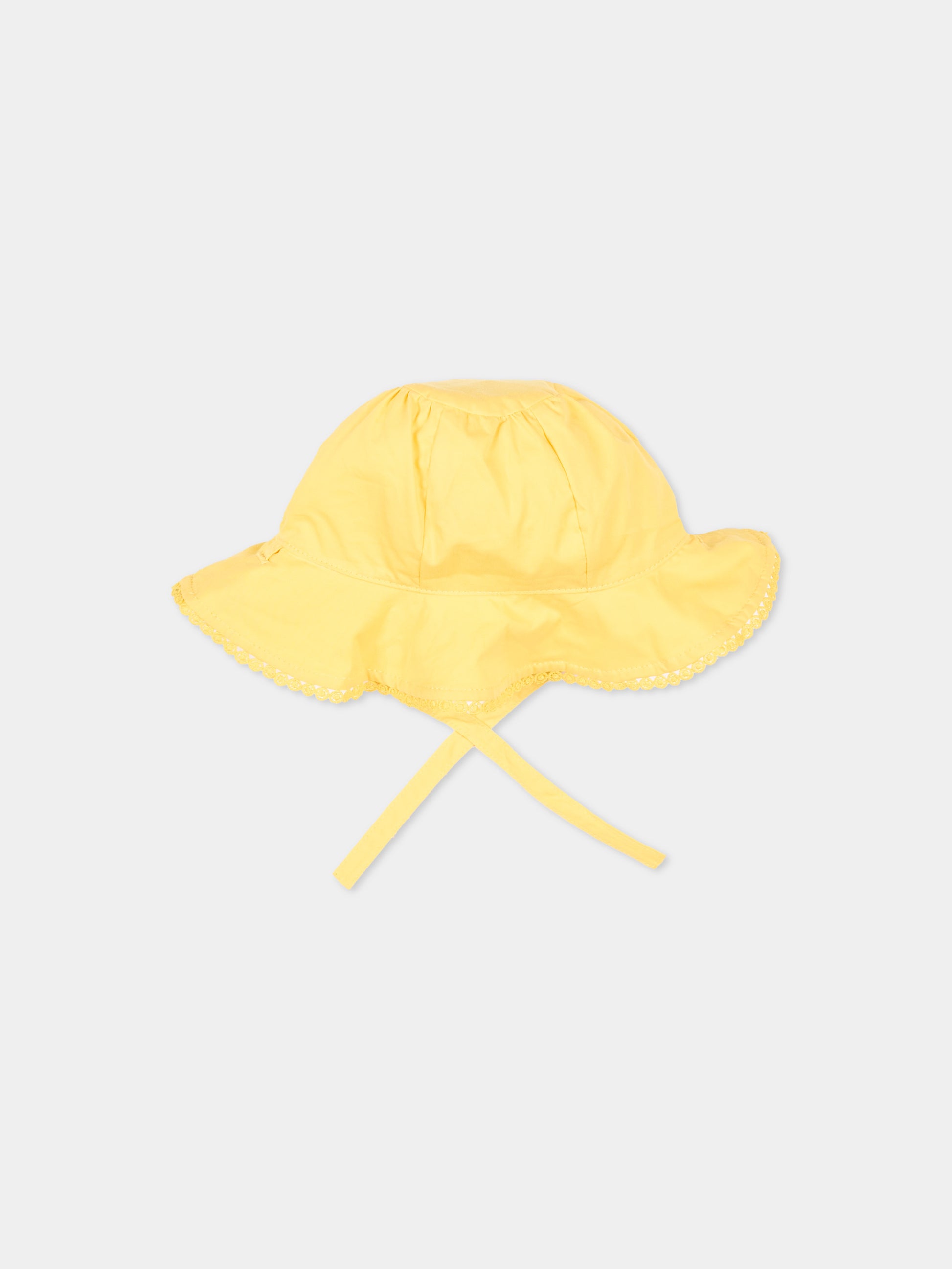 Cloche gialla per neonata con margherite,Mayoral,10144 047