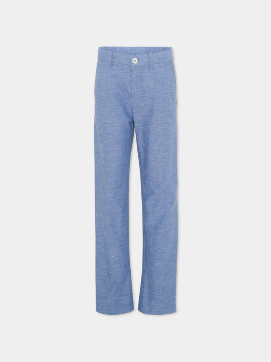 Pantaloni eleganti azzurri per bambino,Mayoral,3574 065